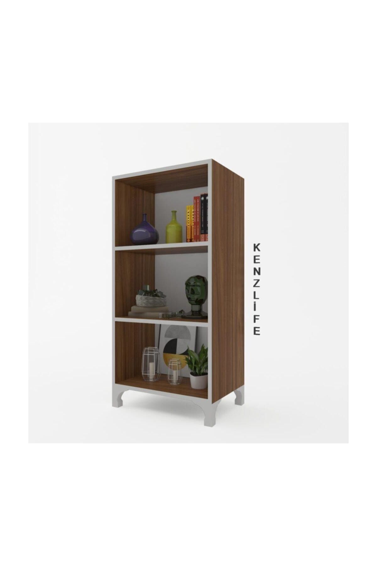 Kenzlife Kitaplık Tuğçe 088*060*020 Cvz Ayaklı Mutfak Dolabı Banyo Ofis Ayakkabılık Kiler