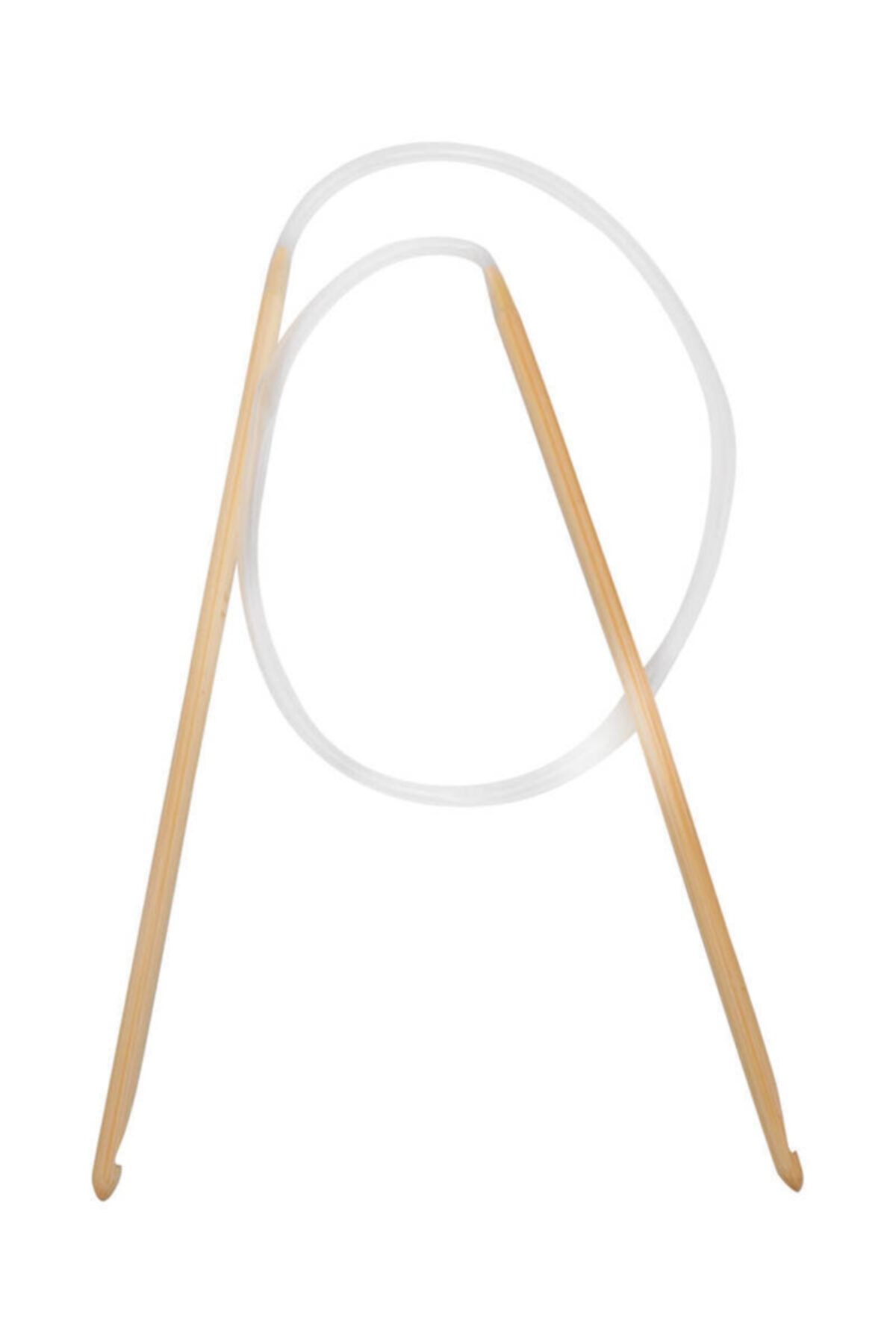 Yabalı Bambu Gagalı Misinalı Şiş 60 cm