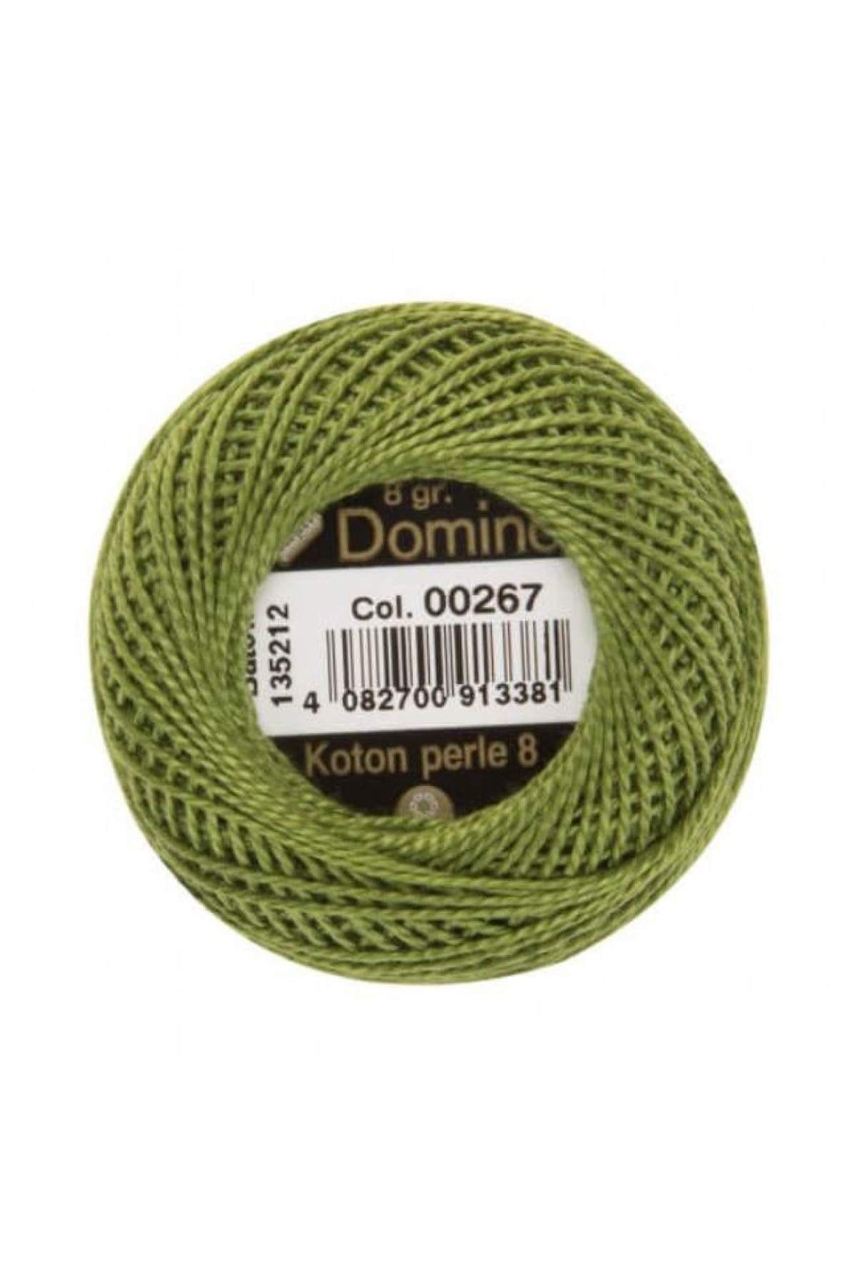 domino Coats Koton Perle Yeşil Nakış İpi No:8