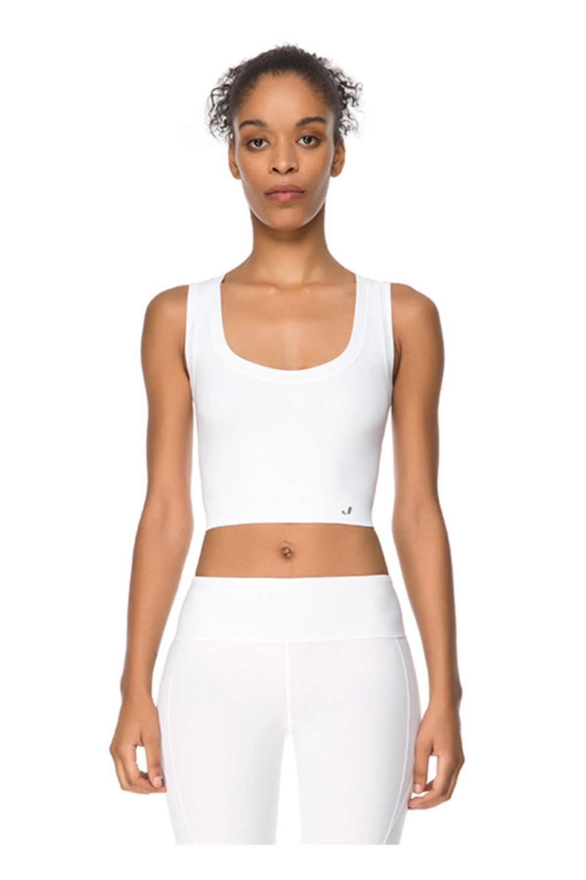 Jerf Linden Crop Top Beyaz