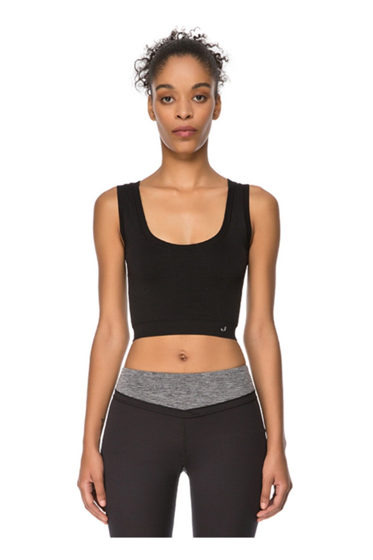 Jerf Linden Crop Top Siyah