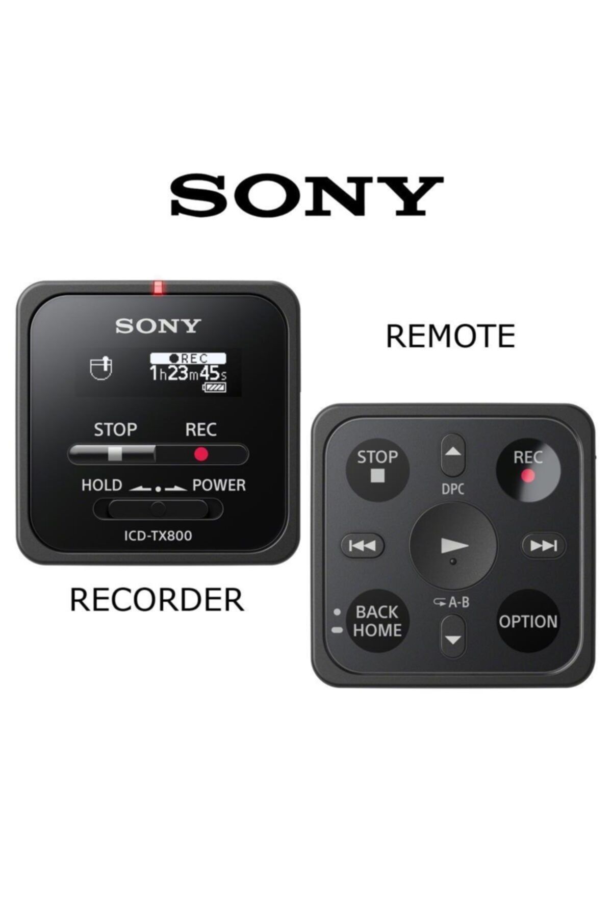 Sony Icd-tx800 16 Gb Uzaktan Kumandalı Dijital Ses Kayıt Cihazı