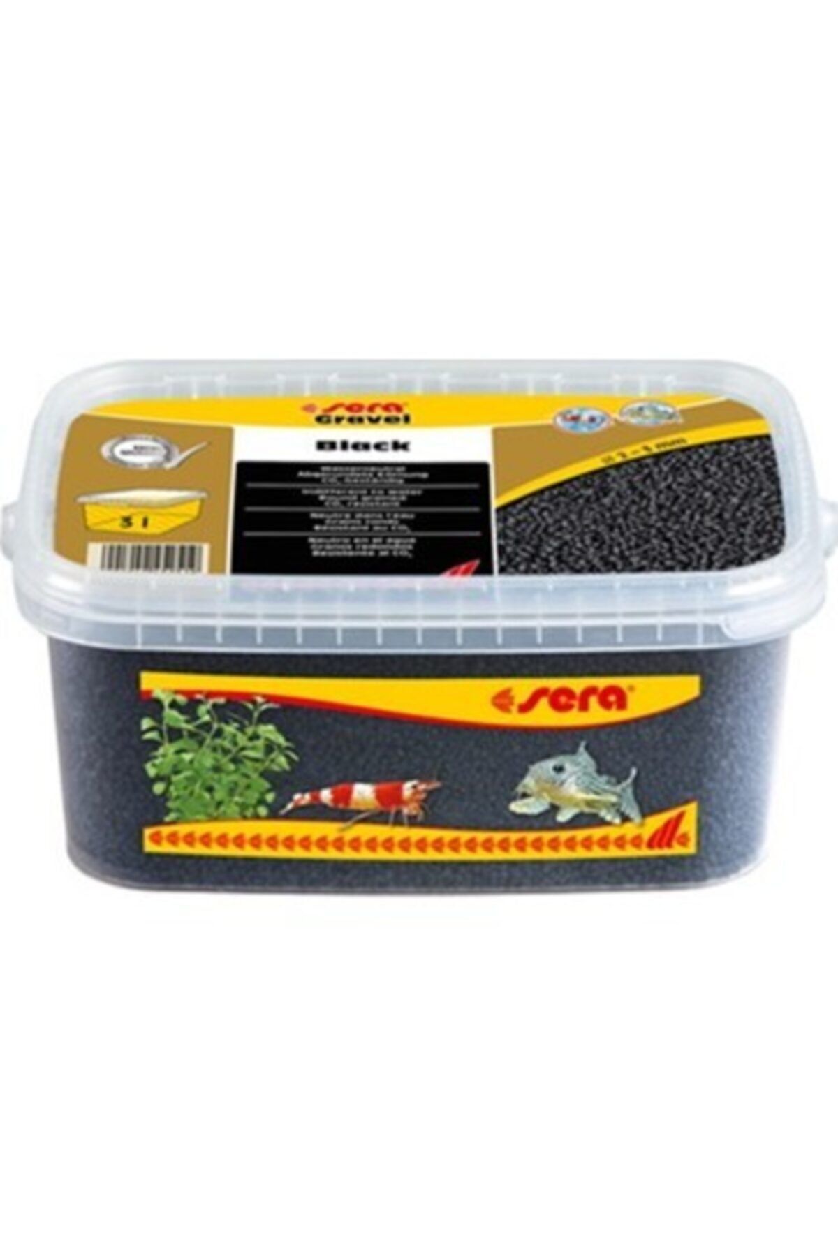 SERA Akvaryum Kumu Siyah 2-3 Mm 3 Litre