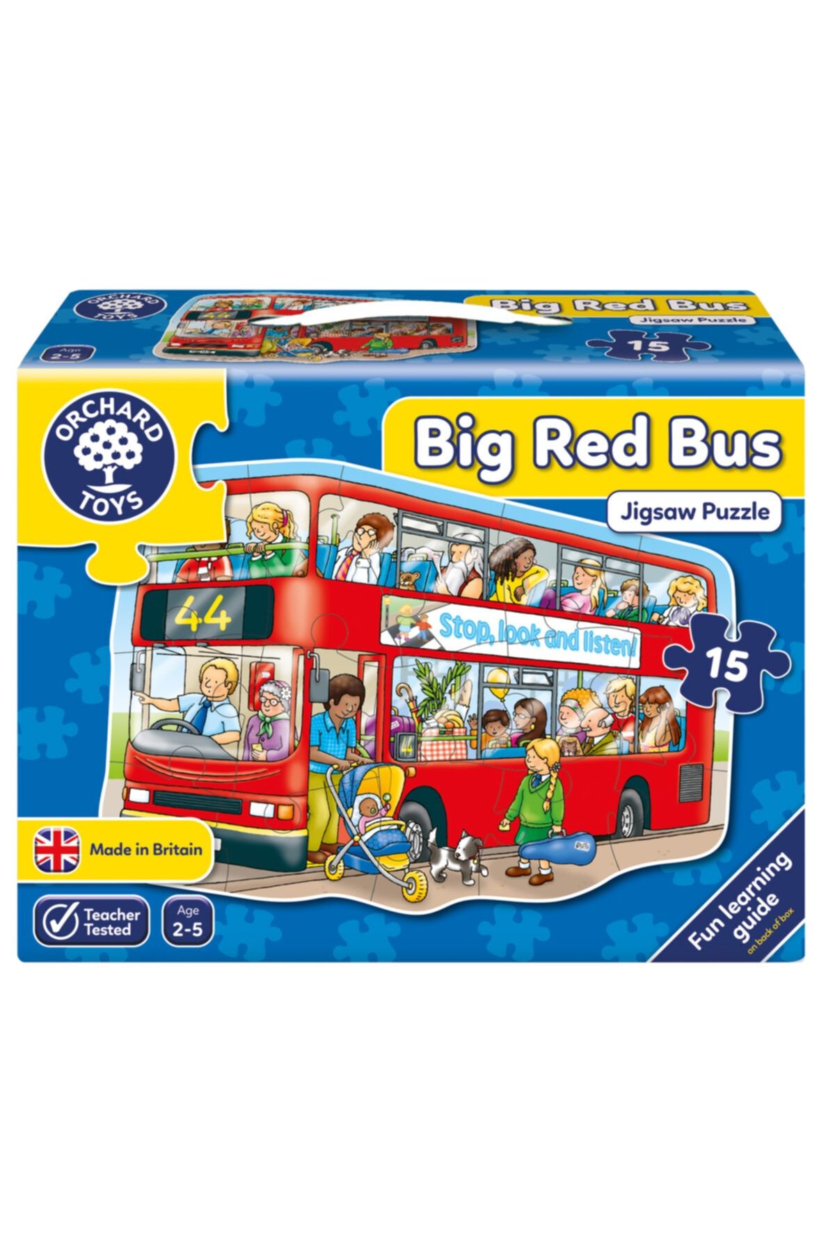 ORCHARD Big Red Bus 2-5 Yaş ( Büyük Otobüs ) Puzzle