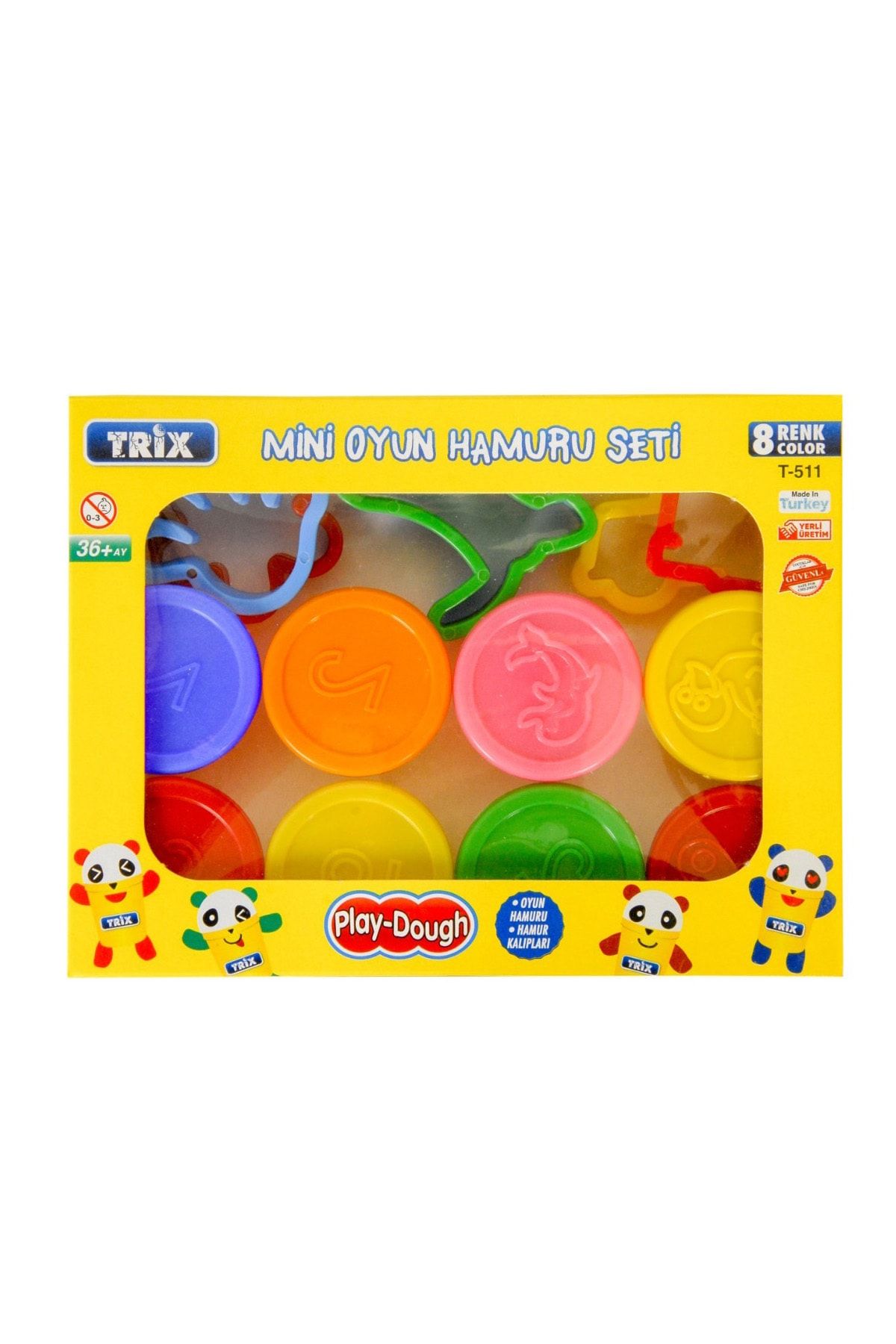 TRİX 8li Oyun Hamuru Seti