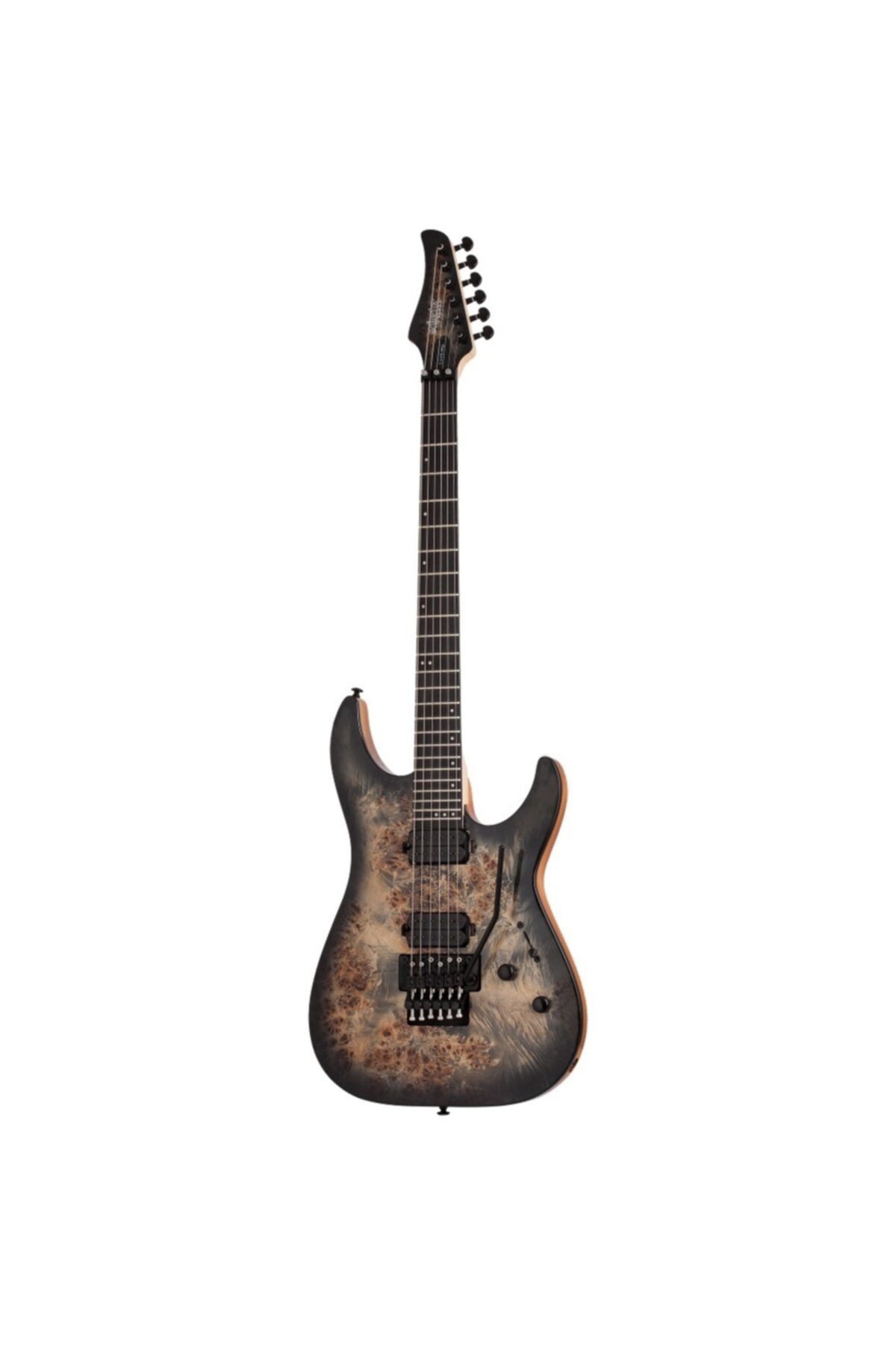 Schecter C-6 Pro Fr Elektro Gitar (Charcoal Burst)