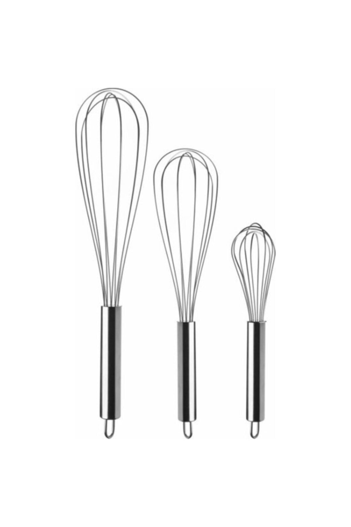 Violette Maison Metal Un Eleği Ve Metal Paslanmaz El Çırpıcı 3 Boy
