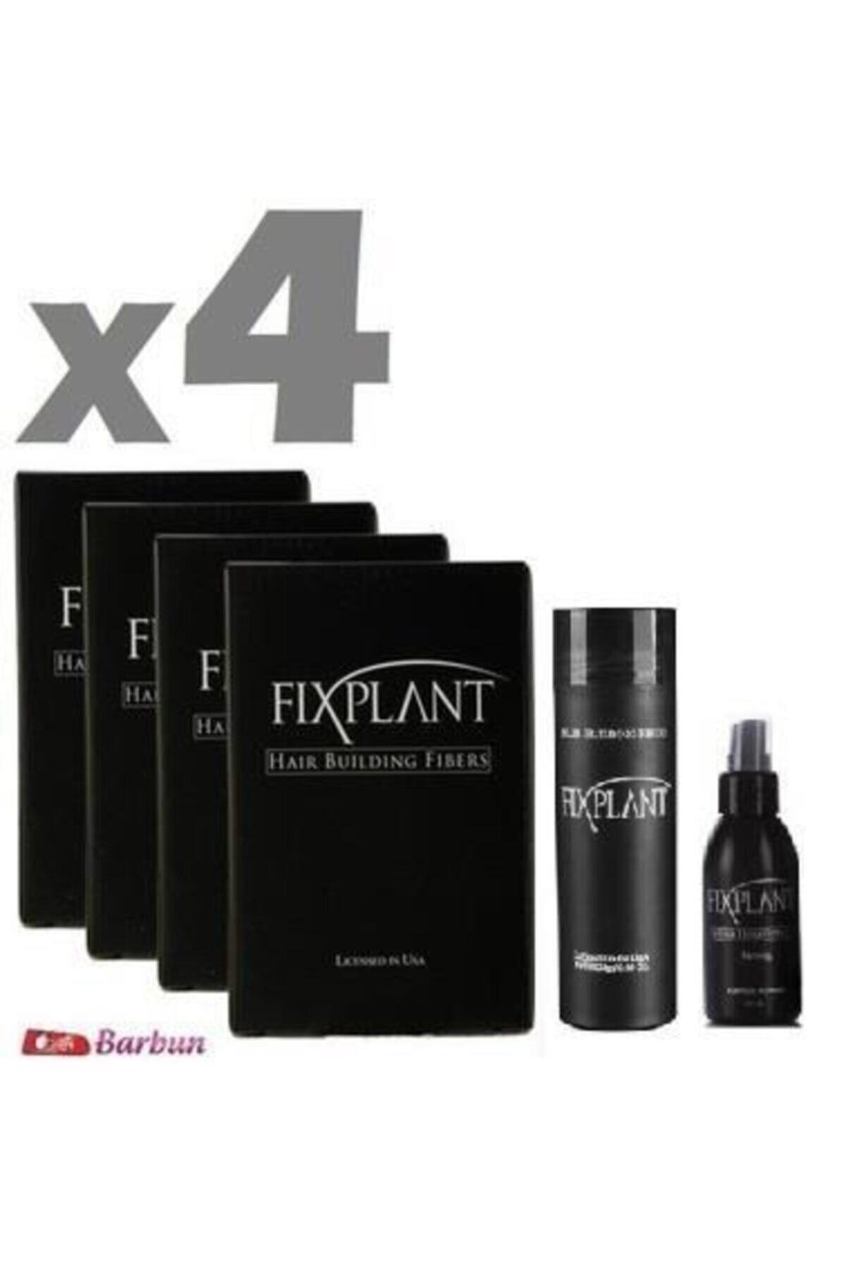 fixplant 4 set 112 gr sac tozu sprey koyu kahve fiyati yorumlari trendyol