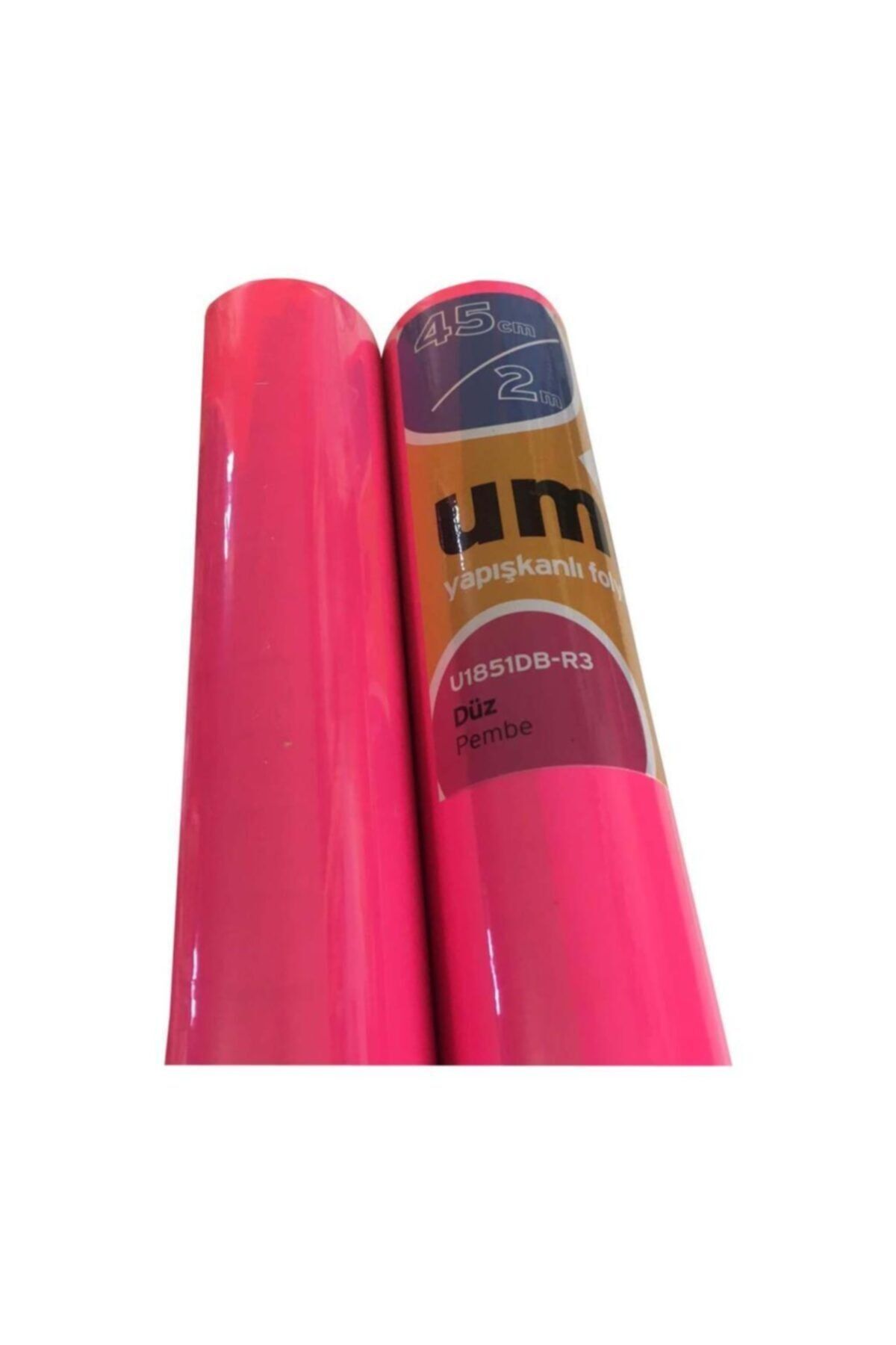 Umix Yapışkan Folyo 45 Cm X 2 Metre Düz Renkli Pembe U1851db-r3