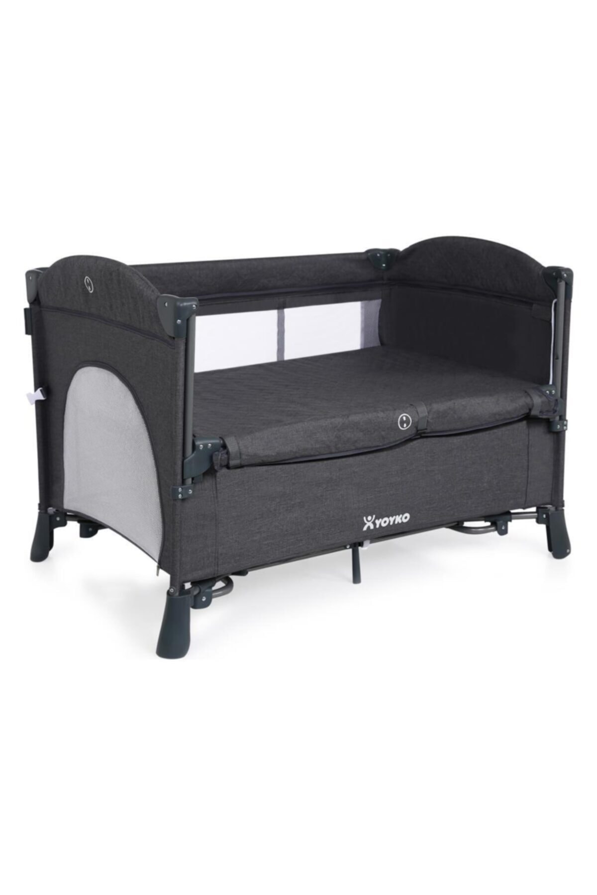 yoyko exclusive comfort 8 in 1 park yatak oyun parki koyu gri 70 x 110 cm fiyati yorumlari trendyol
