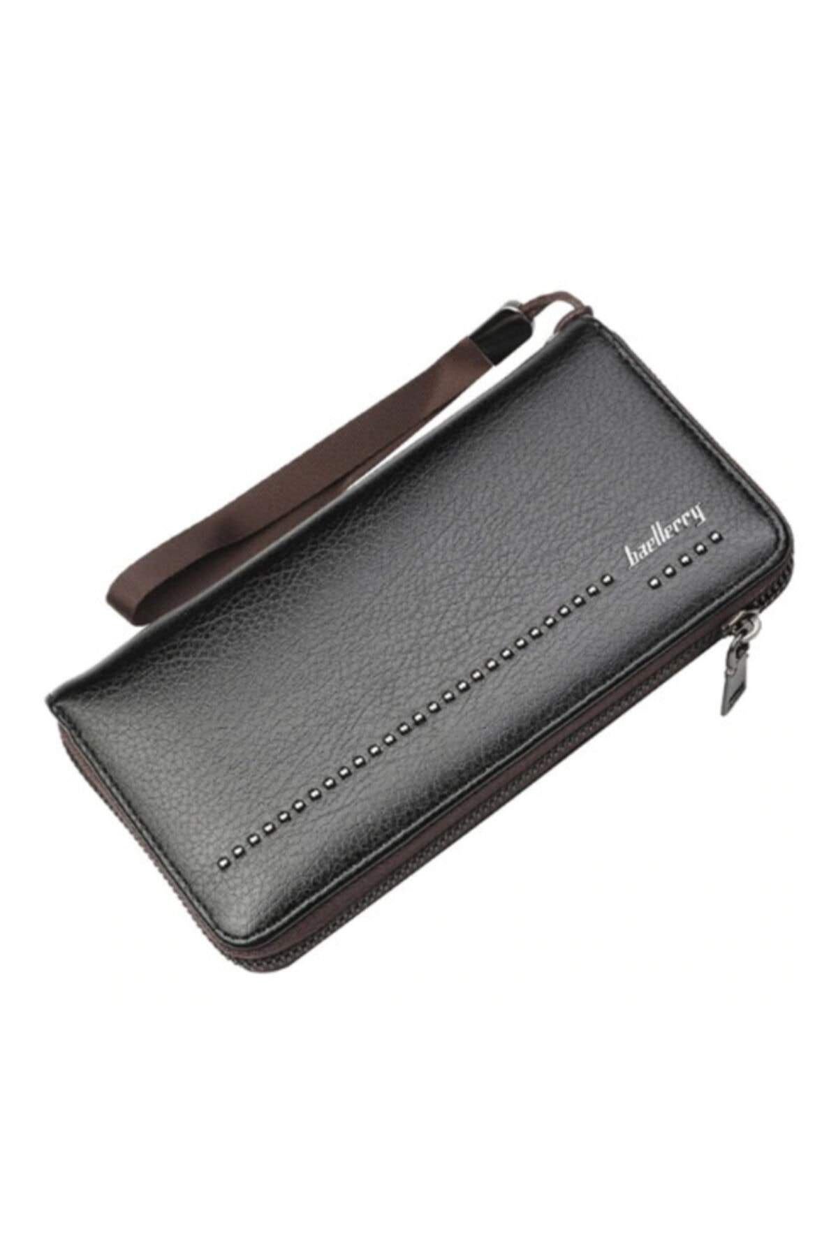 baellerry Deri Uzun Erkek Fermuarlı Cüzdan