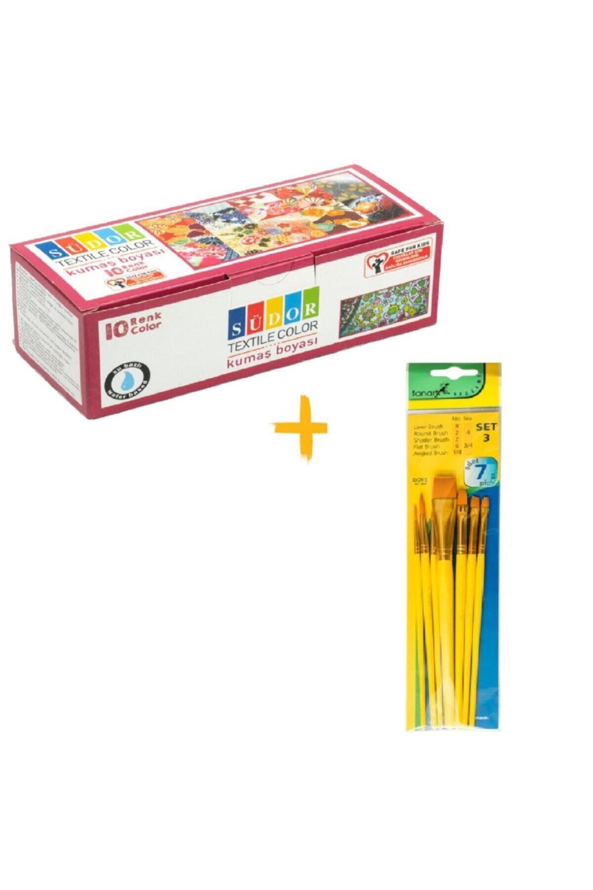 Südor Kozme Store - Fırçalı Kumaş Boyası Seti