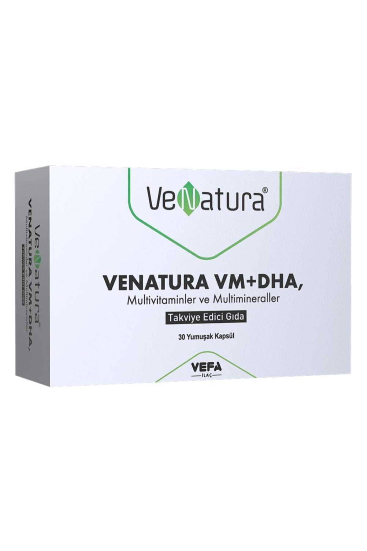 VeNatura Vm + Dha Multivitamin Ve Multimineral 30 Softjel