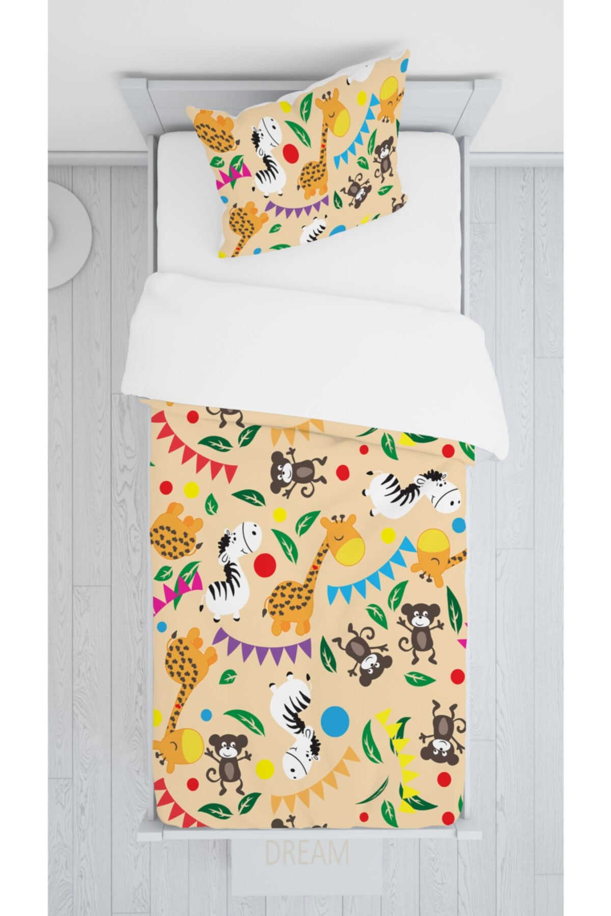 Consept Home Consepthome Hm-b179 Hayvan Temalı Sadece Yatak Örtüsü 140x220