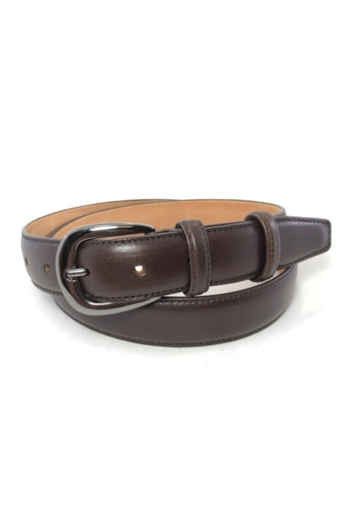 GİRAY Hakiki Deri 3 Cm Analin Kemer