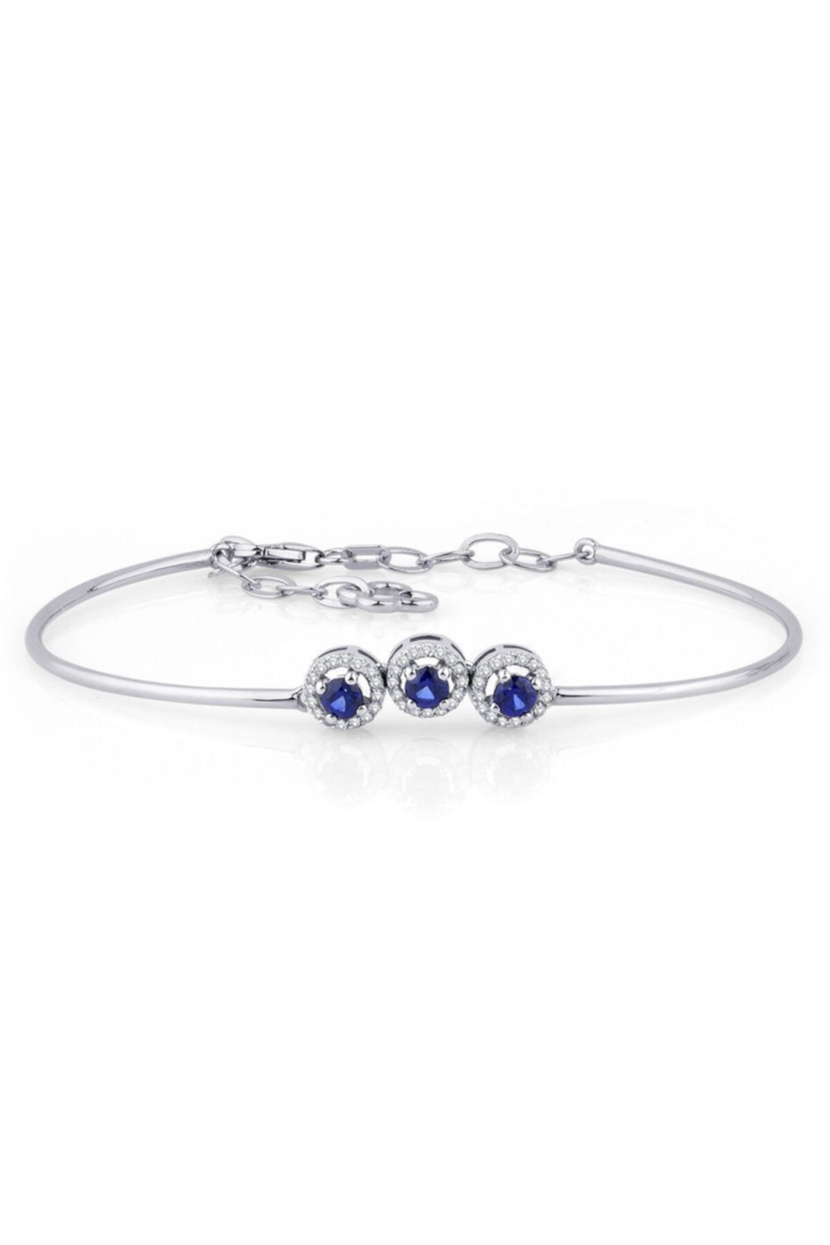 Pırlanta Merkezi 0.70 Ct. Pırlanta Safir Bileklik