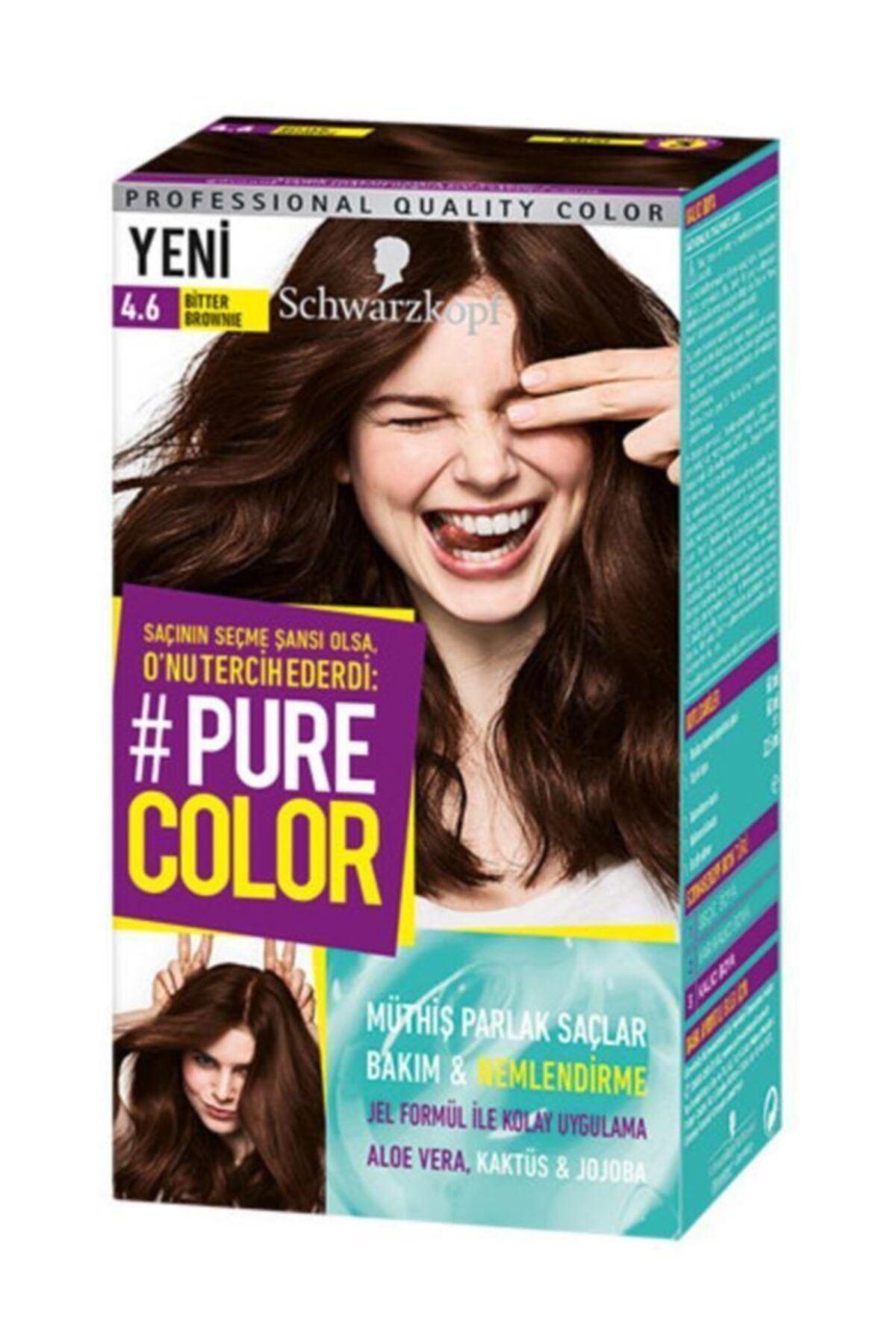pure color 4 6 bitter brownie sac boyasi fiyati yorumlari trendyol