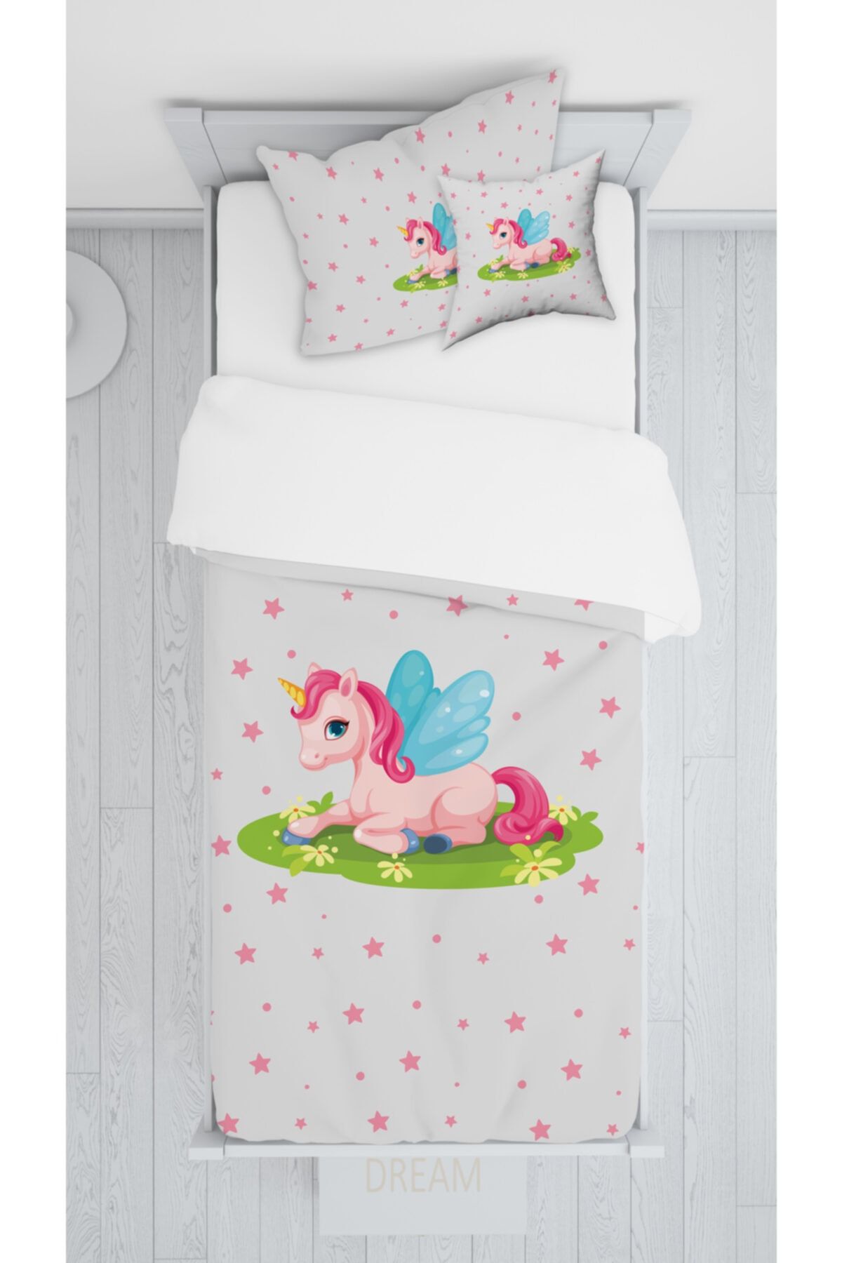 Consept Home Consepthome E001 Unicorn Yatak Örtüsü 140x220 Yakımı