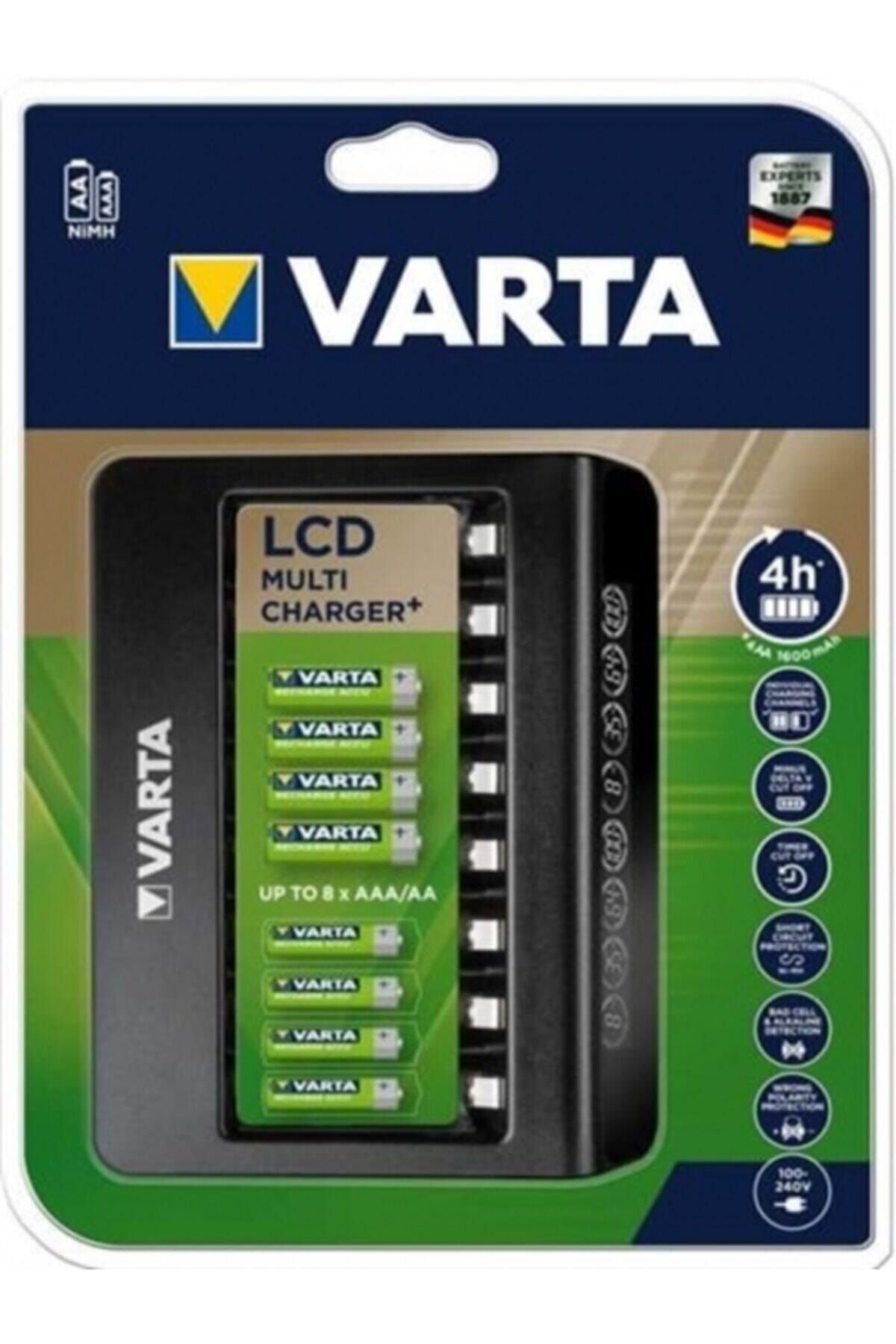 TNL 57681 Varta Lcd Multi Şarj Cihazı 8xaaa-aa