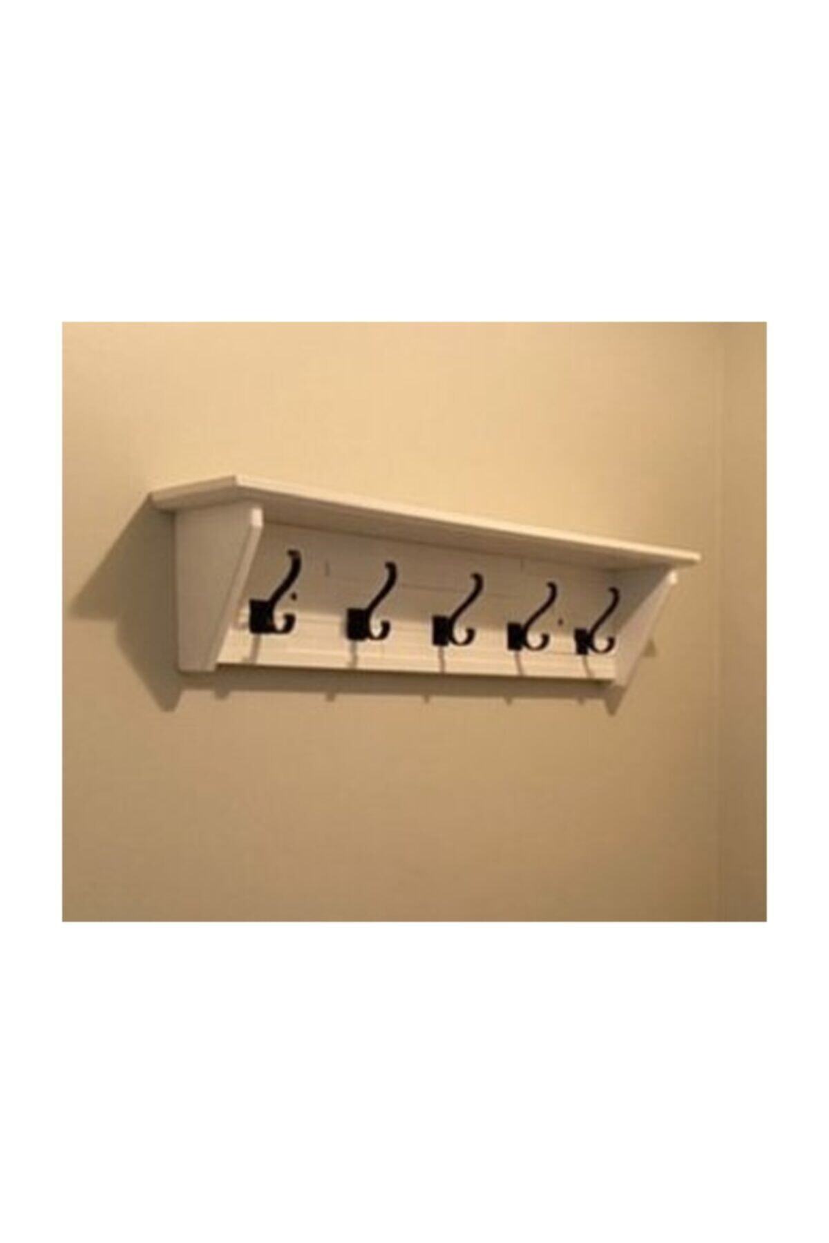 UmutHomeDesing Ahşap Rustik Raflı Duvar Askılık.