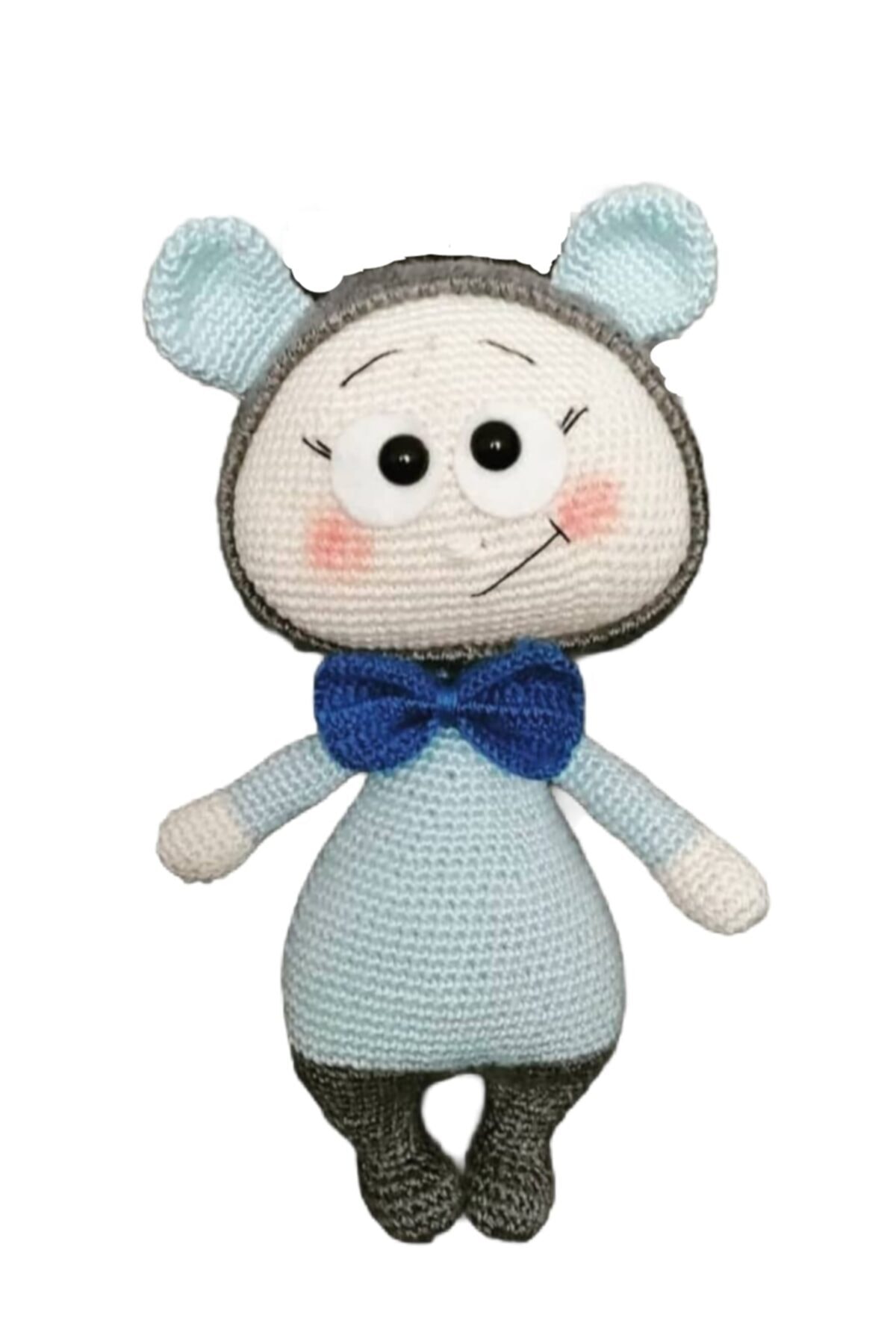 ALES Amigurumi Organik Örgü Oyuncak Bebek