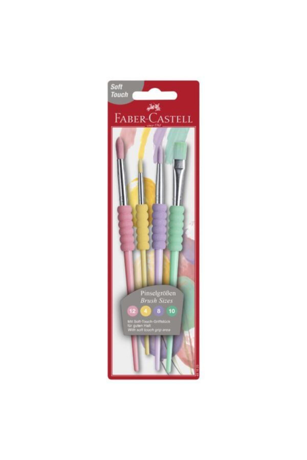 Faber Castell Faber-castell Fırça Soft Touch Pastel 4 Çeşit 5179481620