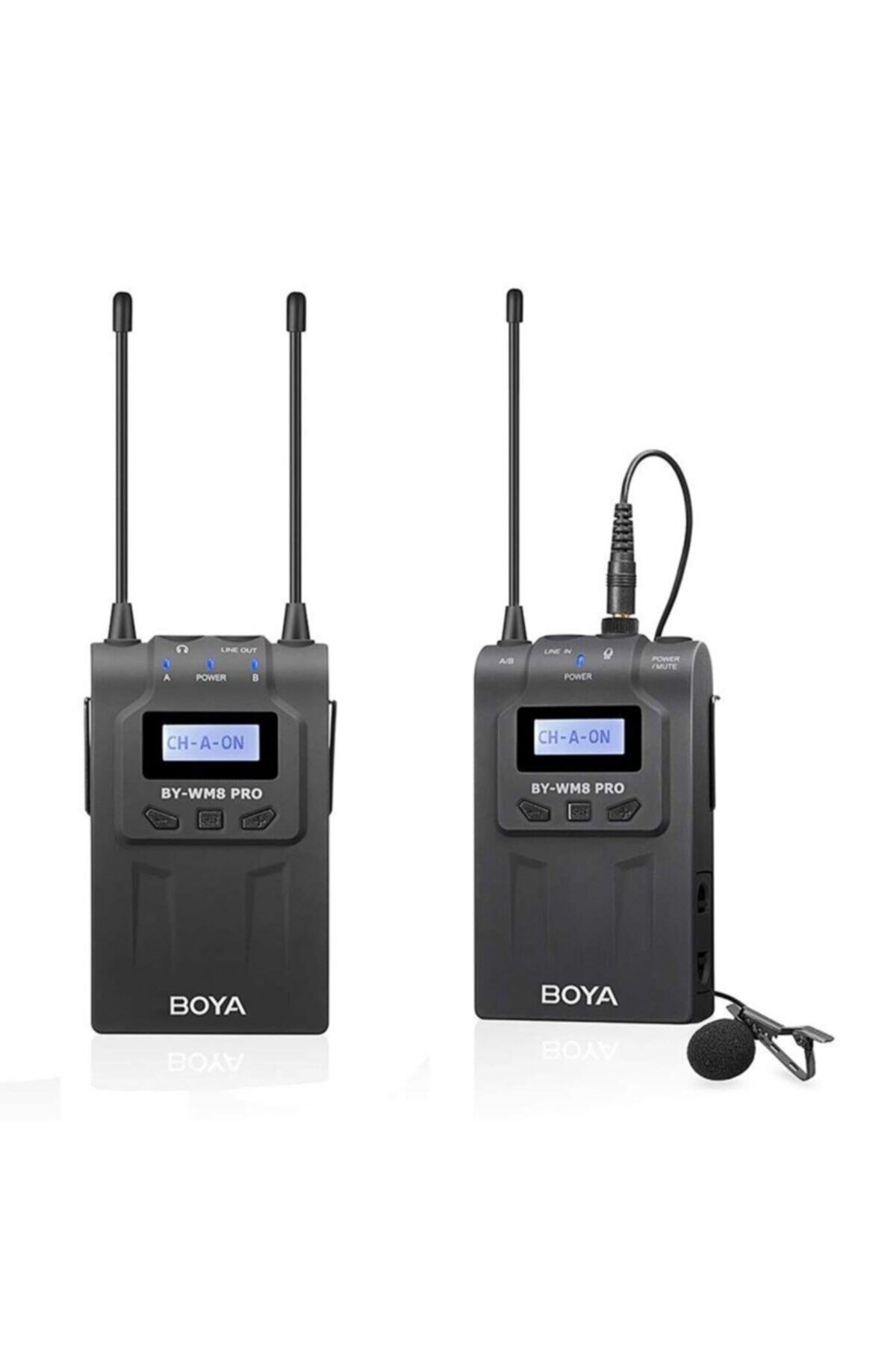 BOYA Kameralar Için Wm8 Pro K1 Kablosuz El Mikrofonu