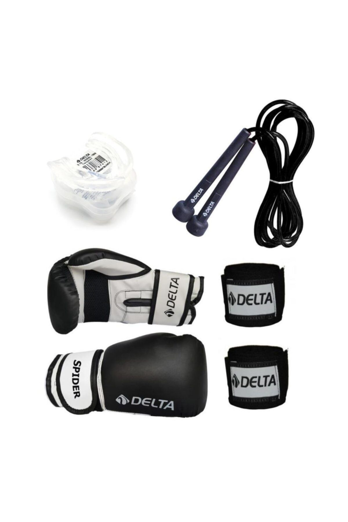 Delta Heft Boks Seti (Boks Eldiveni - El Bandajı - Atlama Ipi - Dişlik)