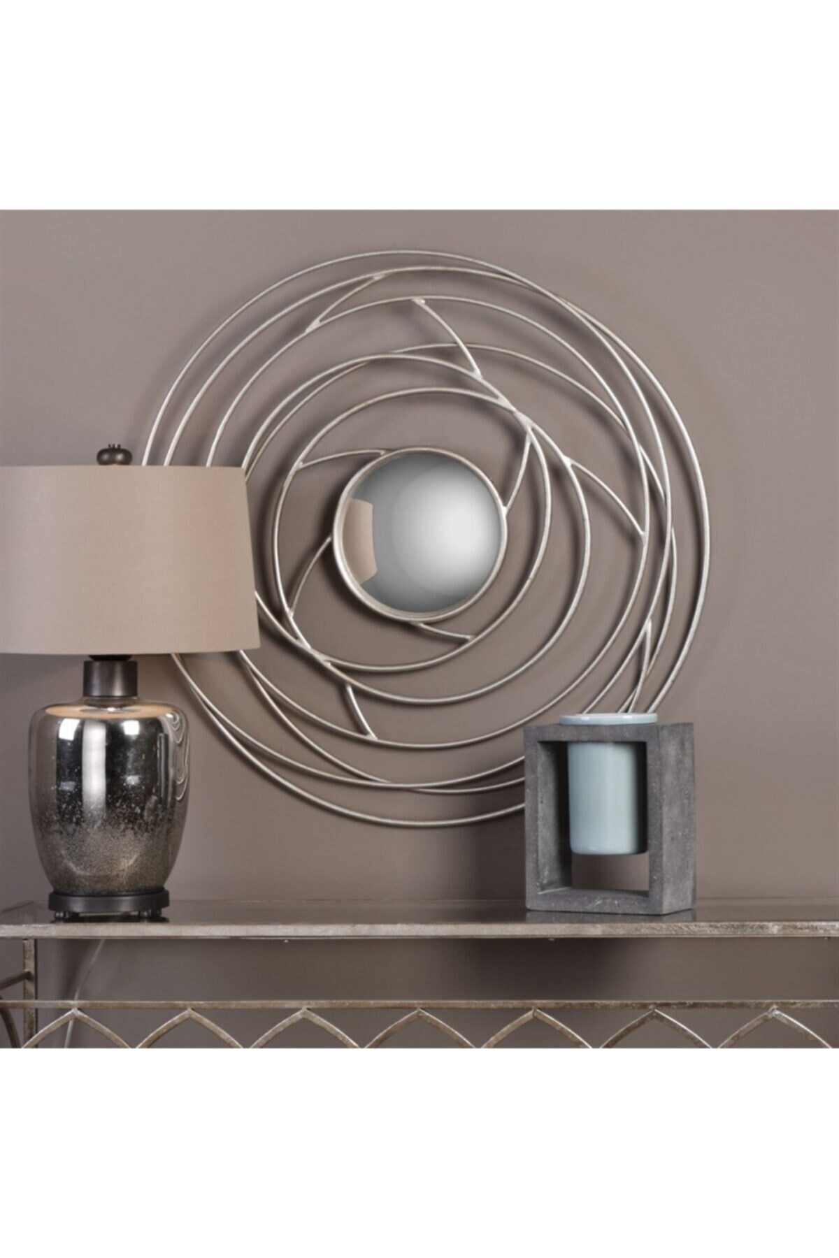 UTTERMOST Othain Antiqued Silver Ayna 09156
