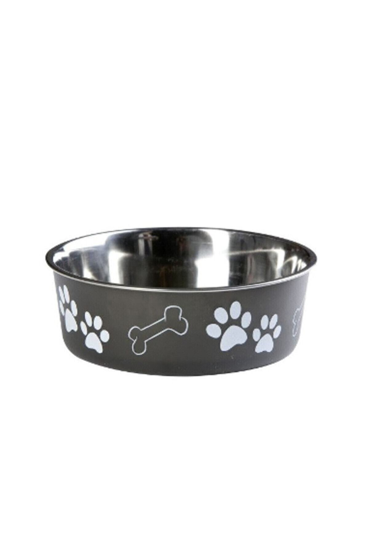 Karlie Bella Kaymaz Taban Köpek Mama Kabı Gri 14 Cm