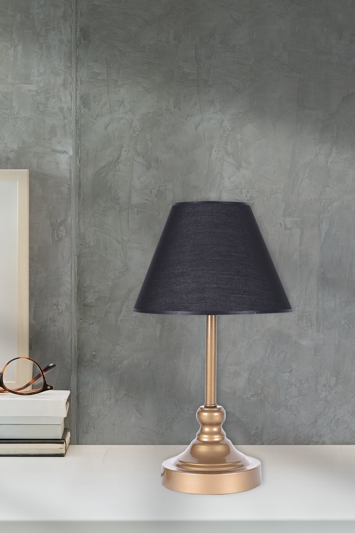 Hmydesign Jambe Abajur Gold Siyah