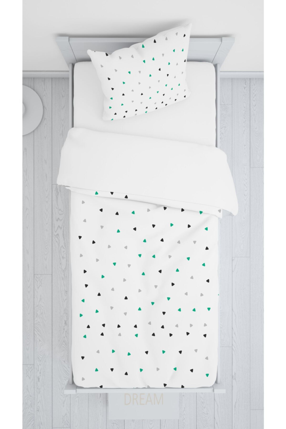 Consept Home Consepthome Hm-b174 Renkli Üçgen Sadece Yatak Örtüsü 140x220