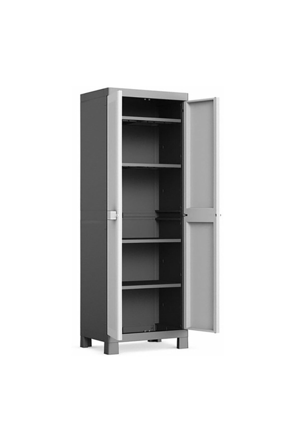 Keter Plastik 5 Zeminli Banyo Dolabı Bahçe Dolabı Balkon Dolabı Kiler