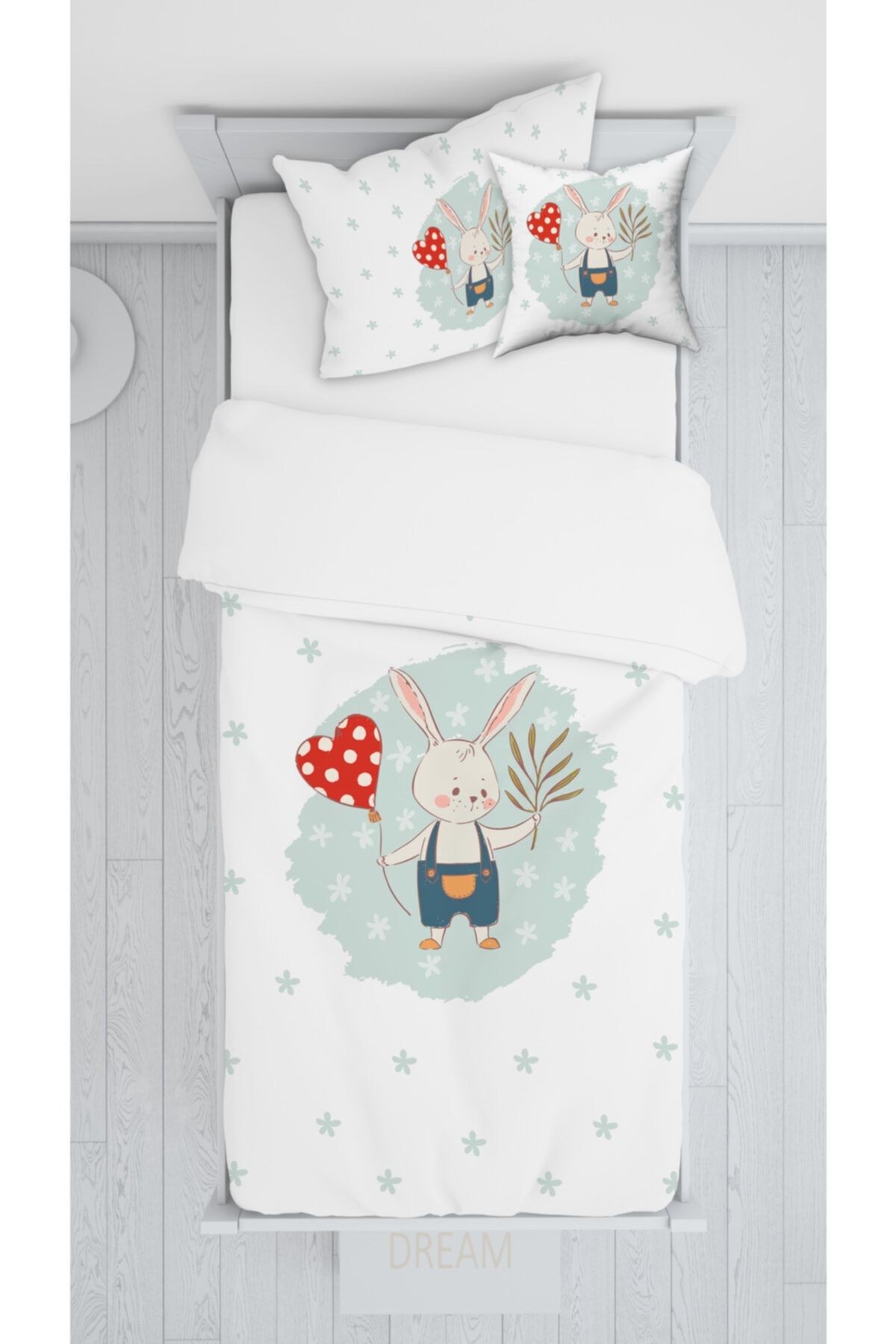 Consept Home Consepthome E006 Kalpli Tavşan Sadece Yatak Örtüsü 140x220
