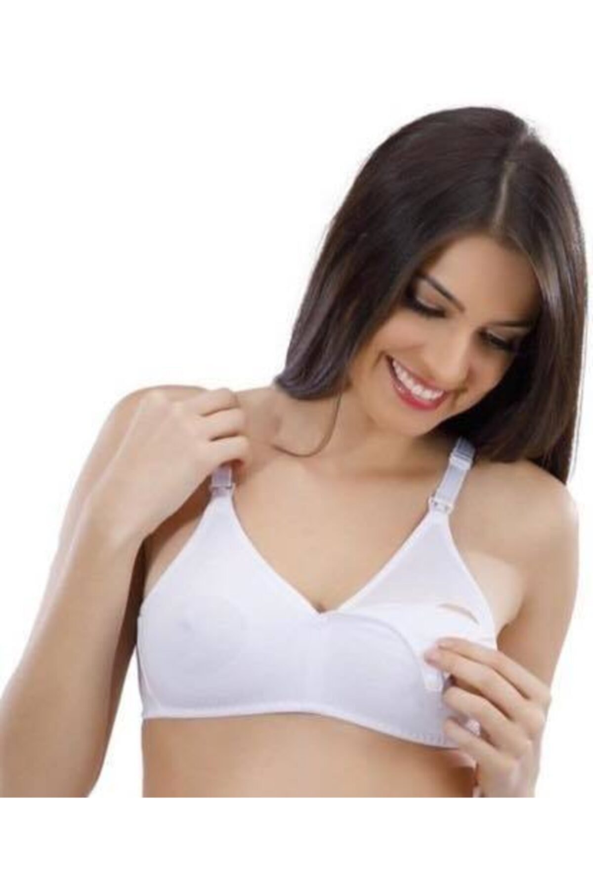 bebegen Liza Beyaz Emzirme Sütyeni