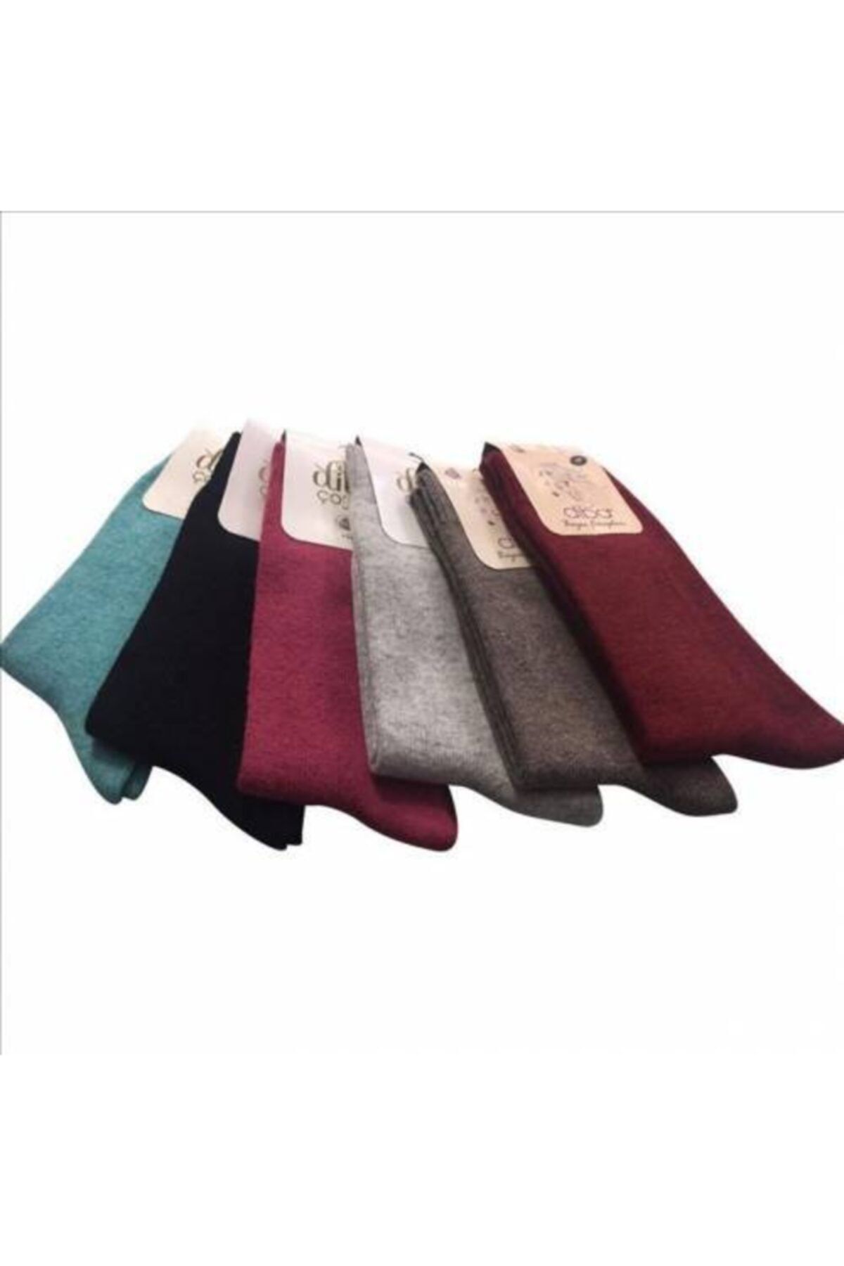 Diba 6 Adet Lambswool Yün Kışlık Kadın Soket Çorap