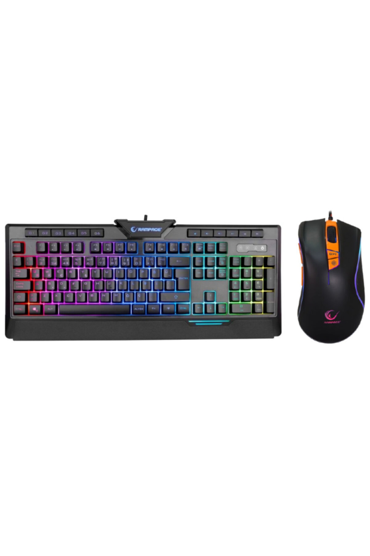 Rampage Rapıdo Plus Smx-r9 1000-3200dpi Rgb Işıklı Oyuncu Mouse