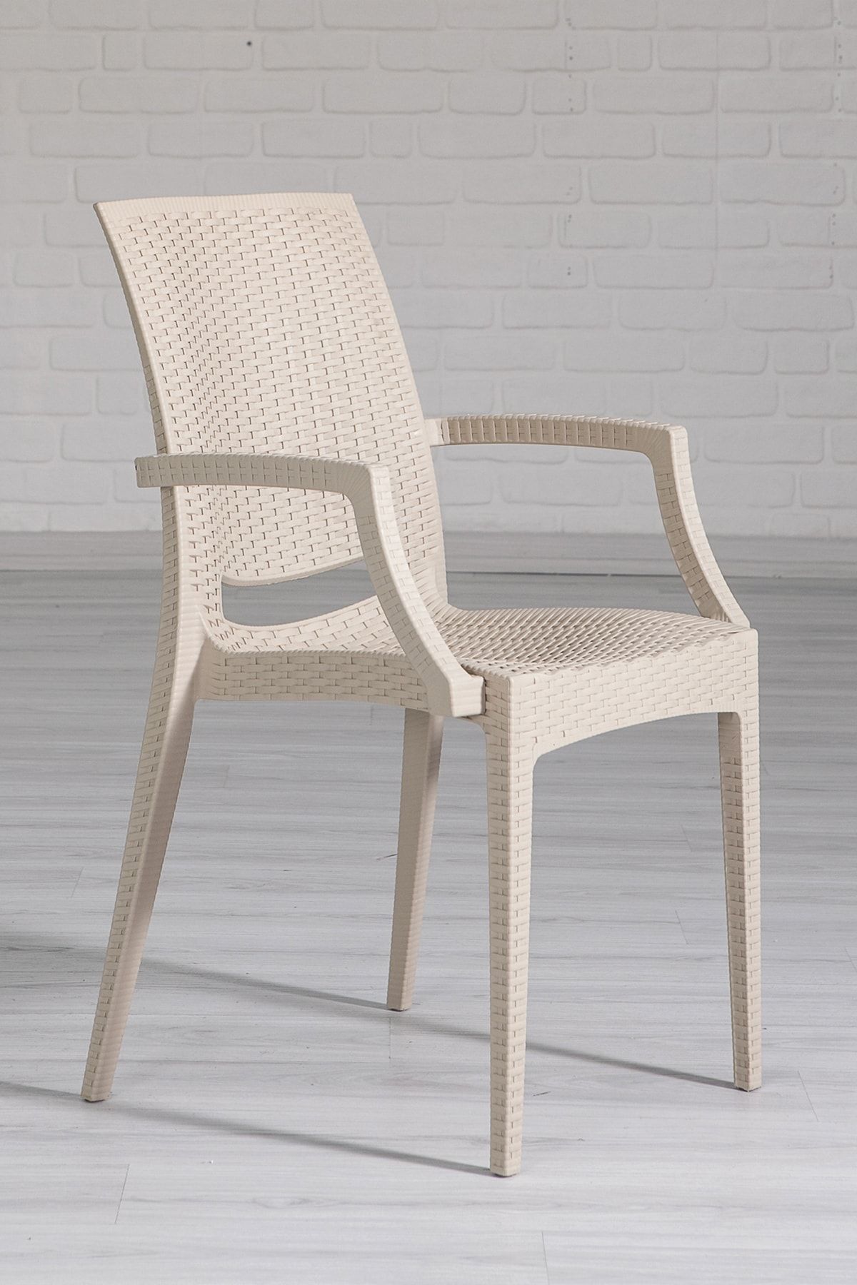 sandalie rattan cappucino kollu 4 sandalye masa takimi bahce balkon teras fiyati yorumlari trendyol