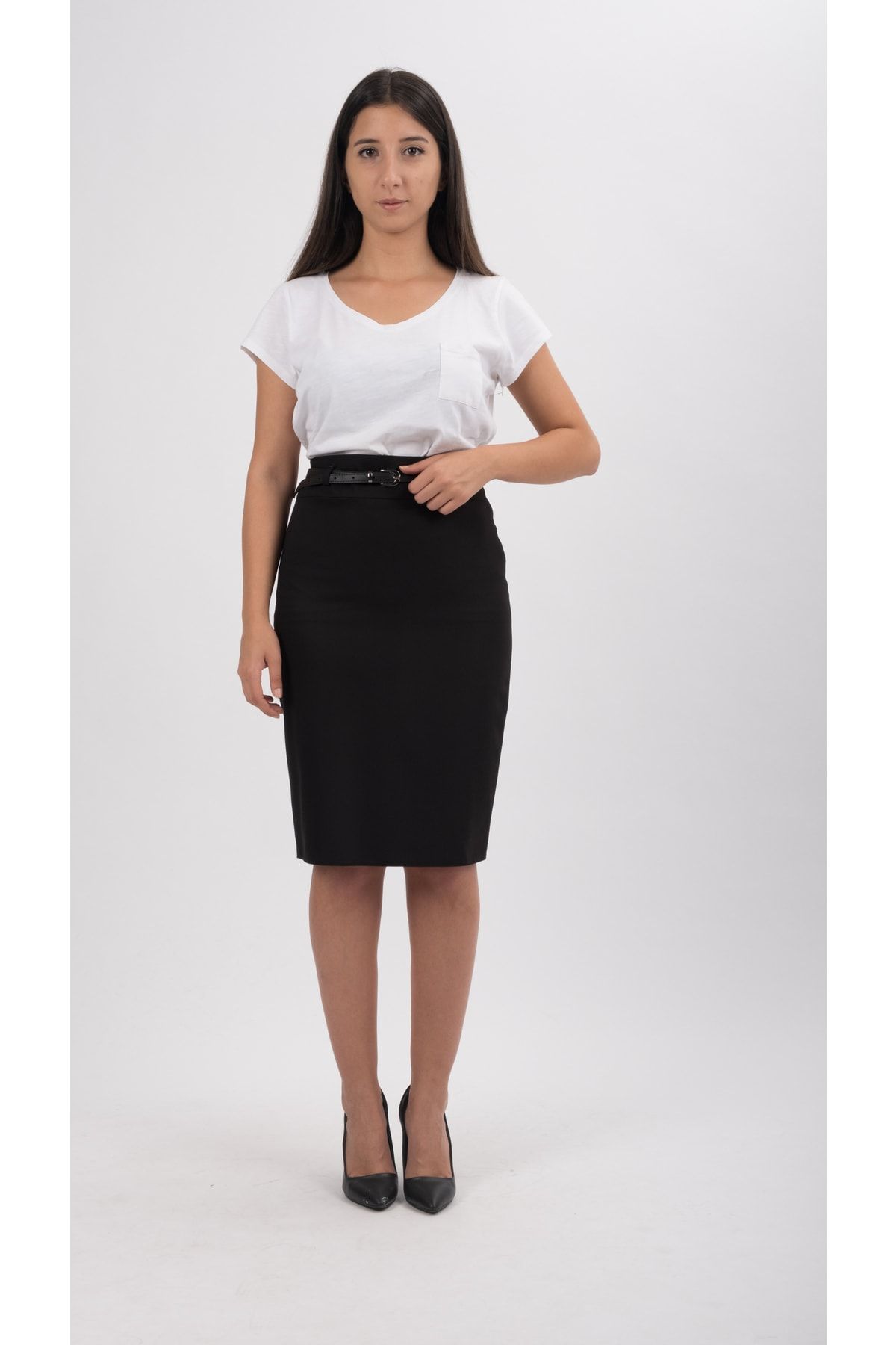 SORALL NE Women s Pencil Skirt 60 Cm Length Lined Seasonal 740