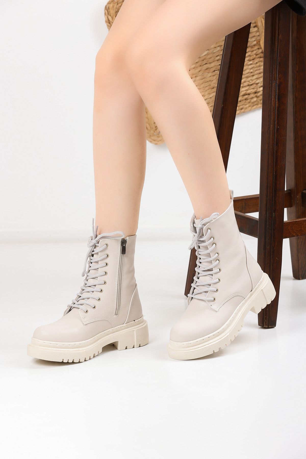 Low boots beige femme deals