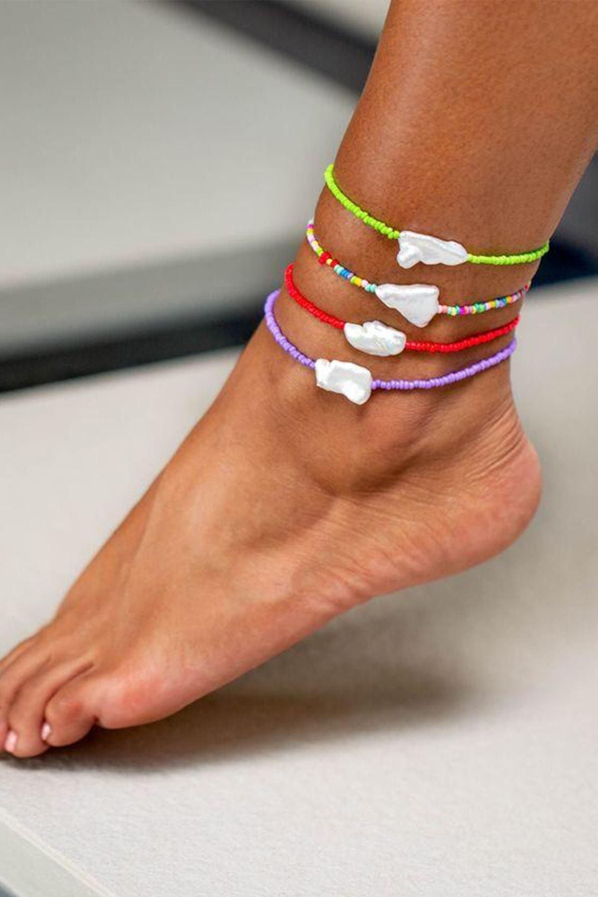 Colorful anklet shop