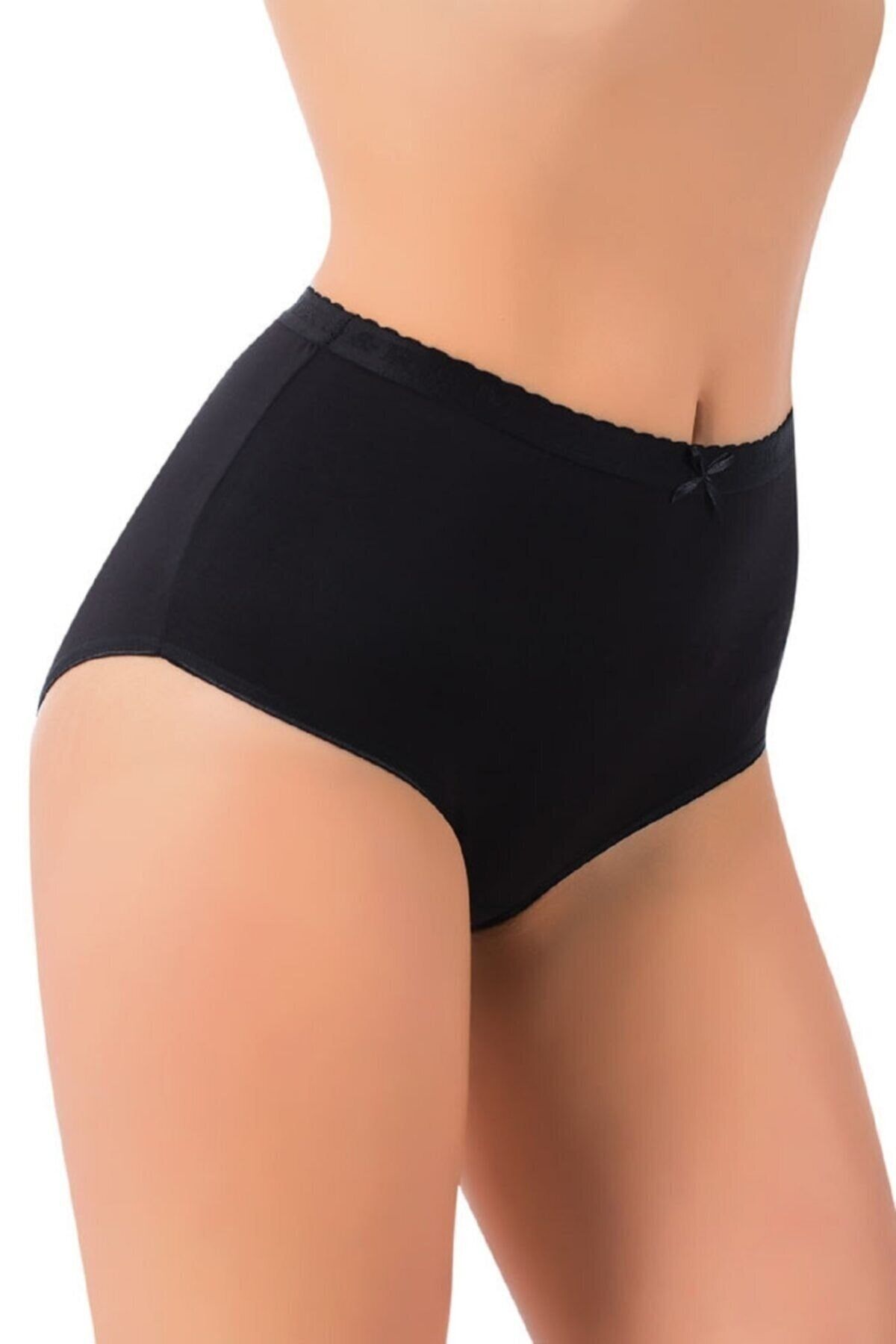 LÜXDRM 10 Pcs Cotton Lycra Super High Waist Women's Bato Panties For Wide  Hips 107 - Trendyol