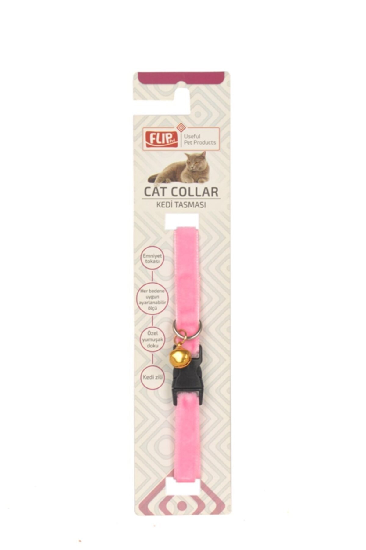 Flip Zilli Elegance Süet Boyun Tasması-10 Adet