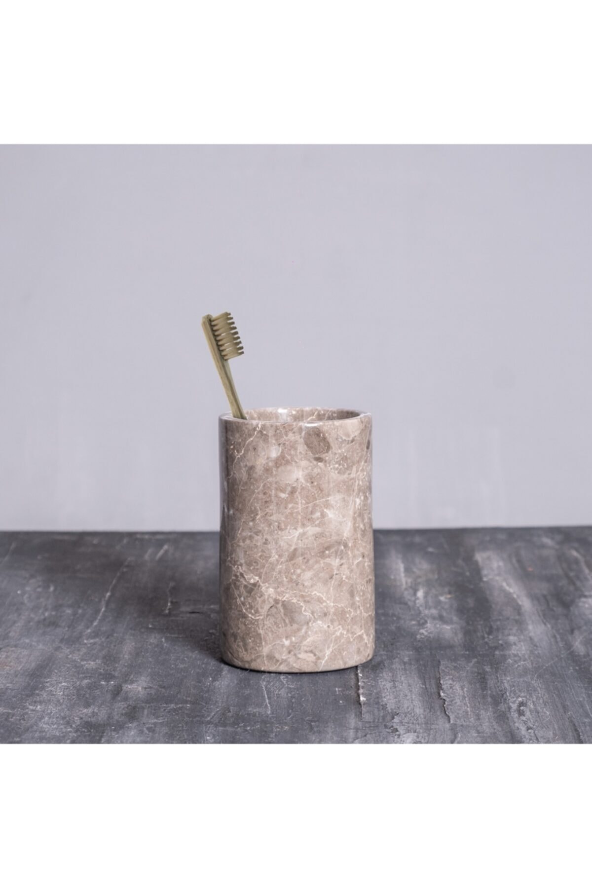 MOX Concept Gri Mermer Diş Fırçalık