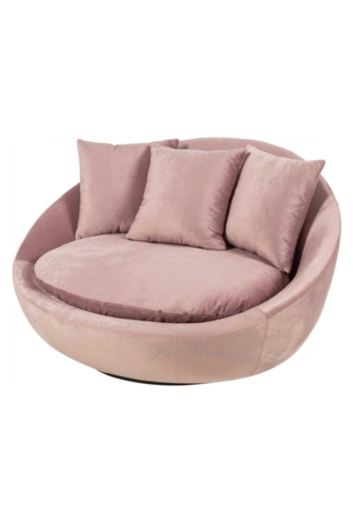 sesra home moi doner mekanizmali koltuk berjer pembe fiyati yorumlari trendyol