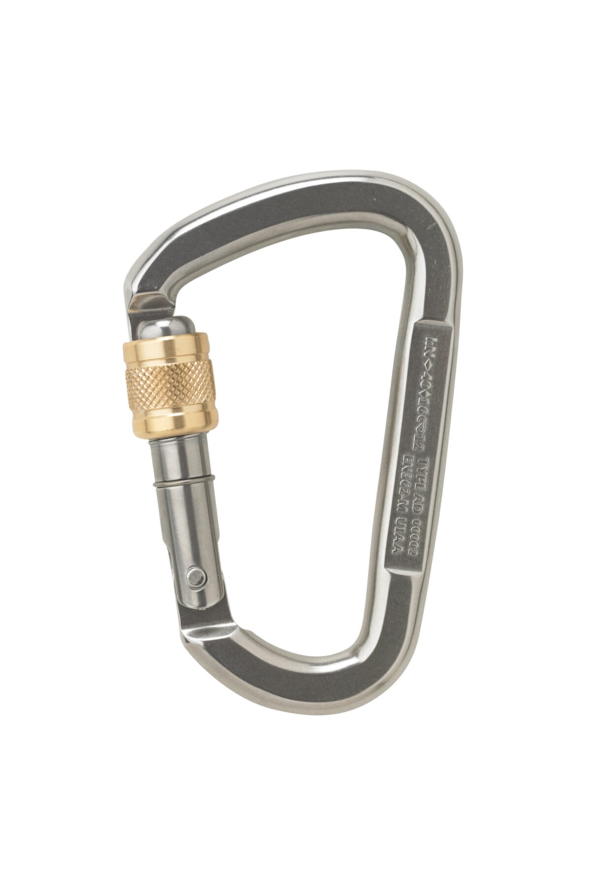 Austria Alpin Austrialpin D Asymm Screwlock Stainless Steel 40 Kn Karabina