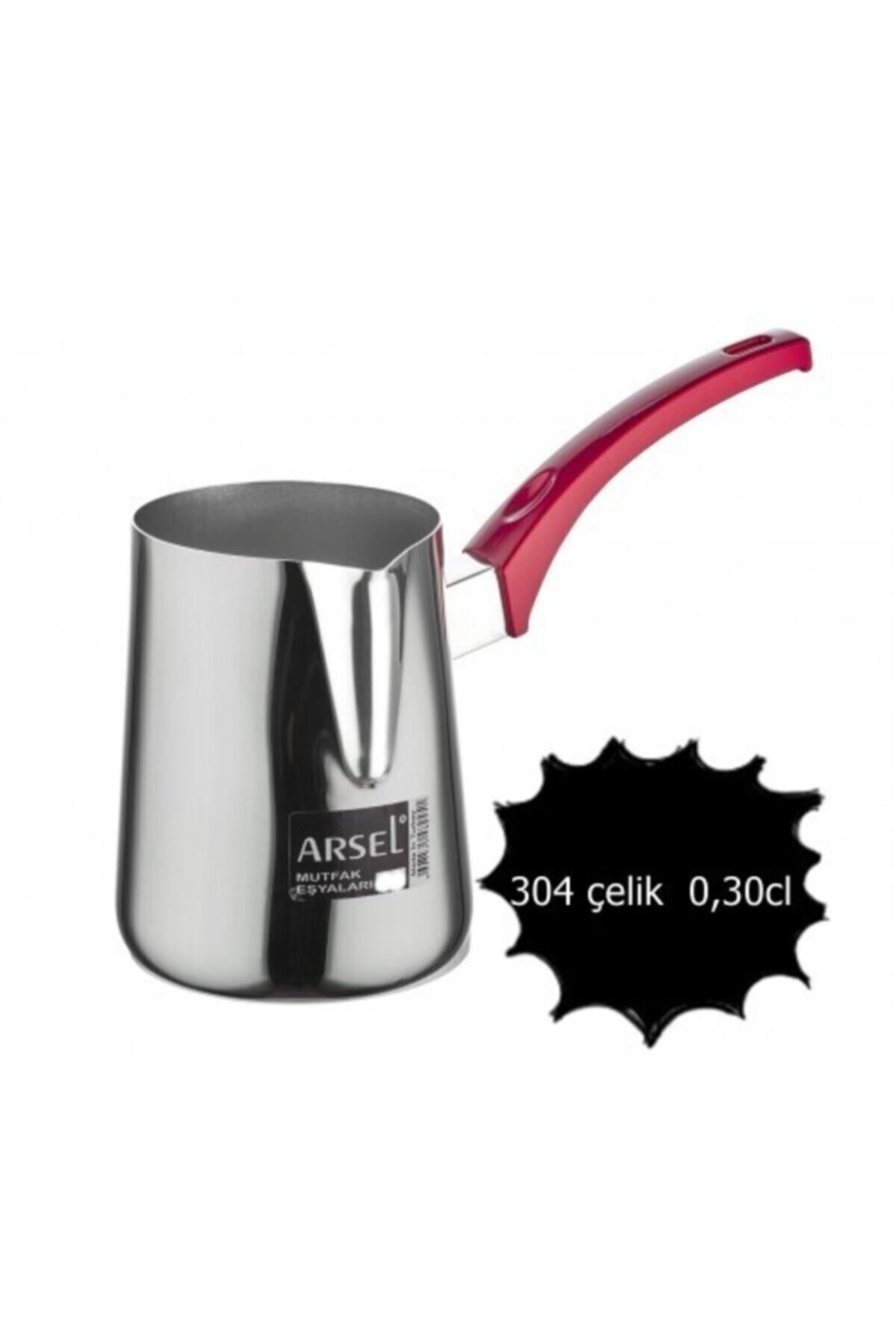 kazanckutusu Arsel 0,30cl Pramıt 304 Çelık Cezve