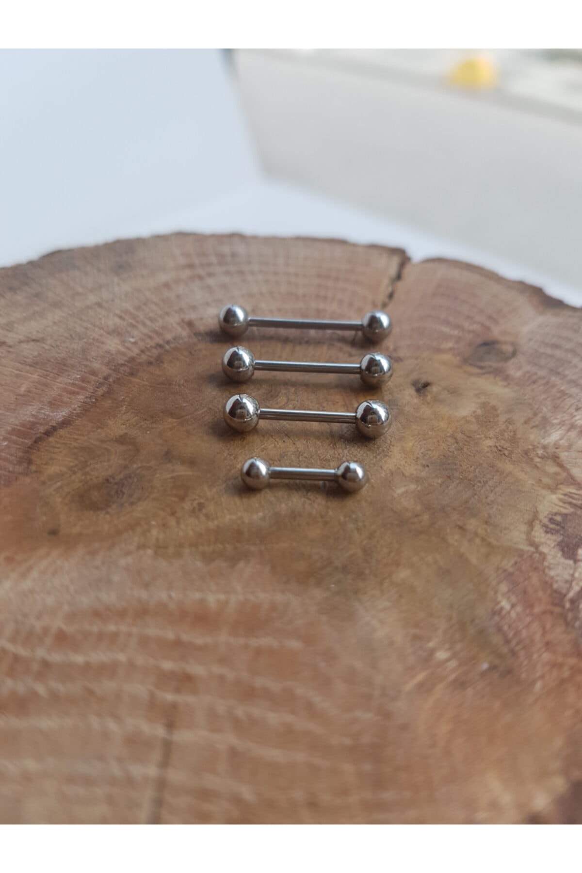 Karınca Piercing 10 Mm Düz Çubuk Toplu Kulak Conch Göğüs Ucu Piercing