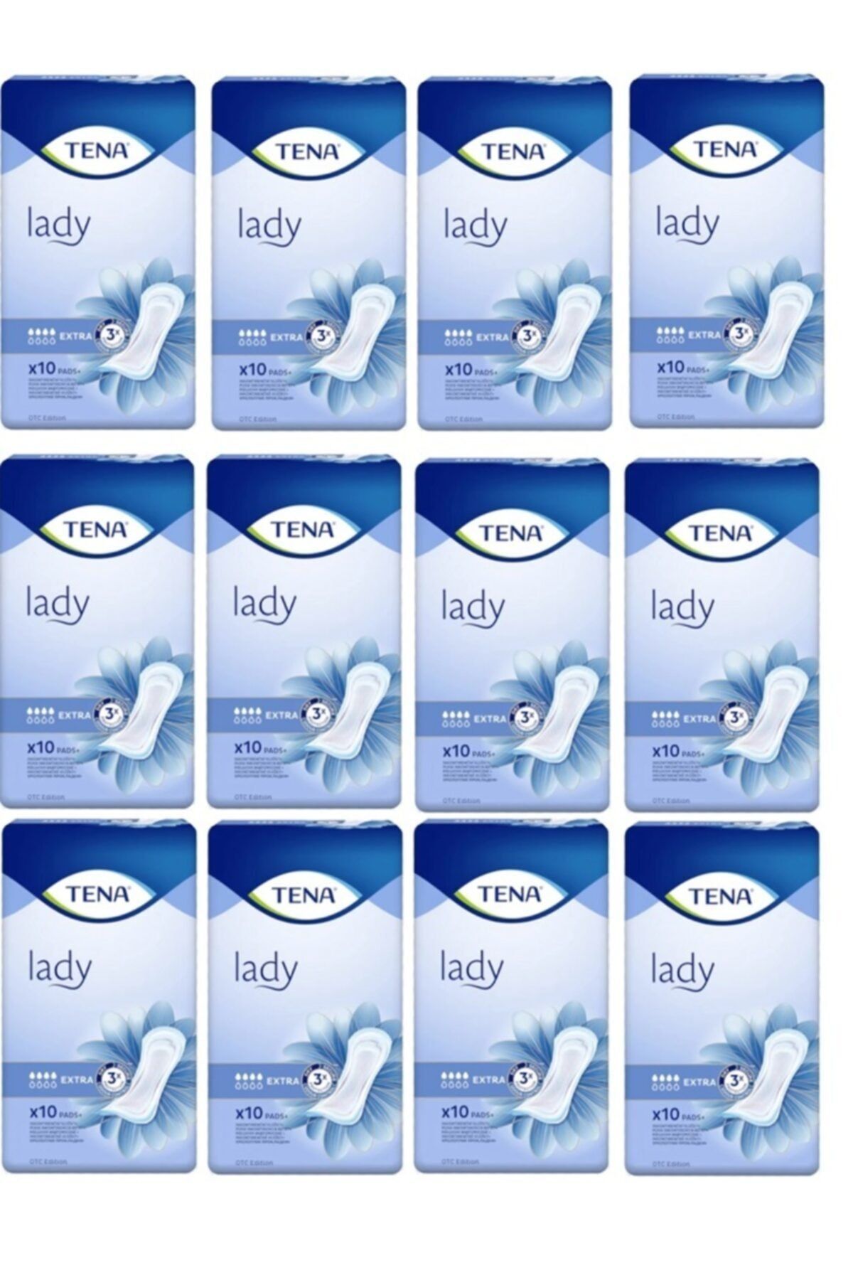 TENA Mesane Pedi Lady Ekstra 12 Paket 120 Adet