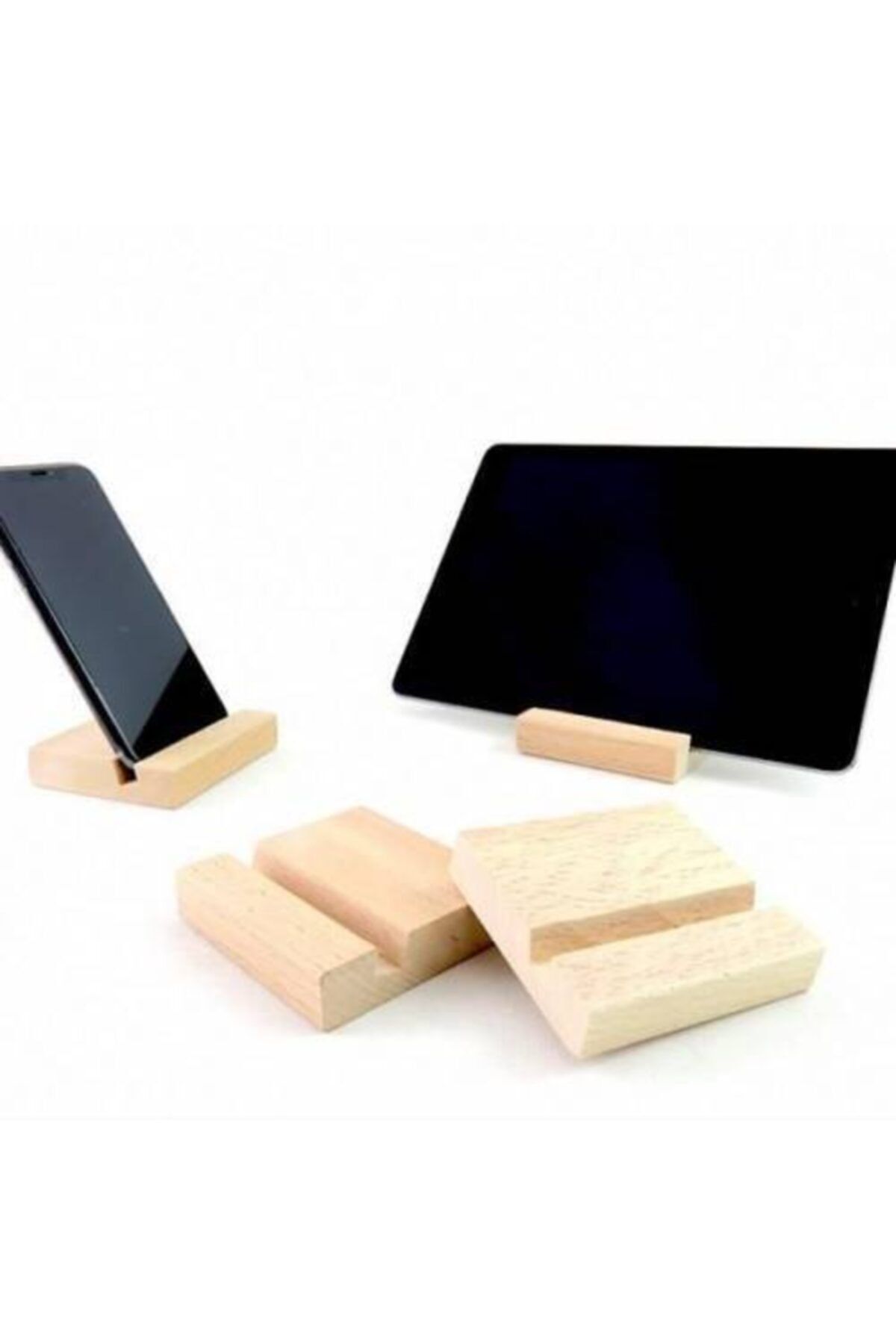 Master Hands 10 Adet Ahşap Telefon Ve Ipad Standı